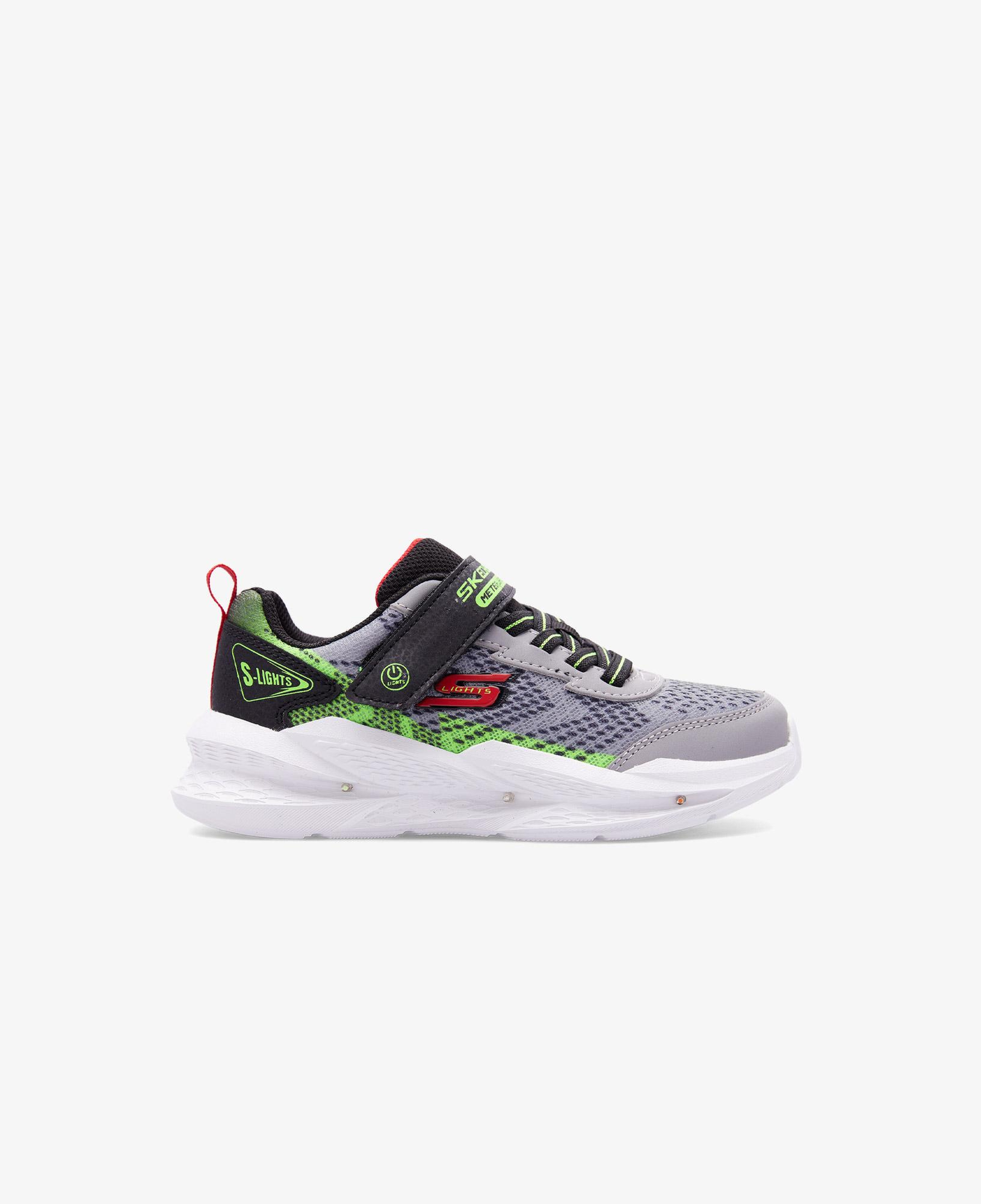 Skechers Meteor-Lights 2.0 Çocuk Gri Spor Ayakkabı