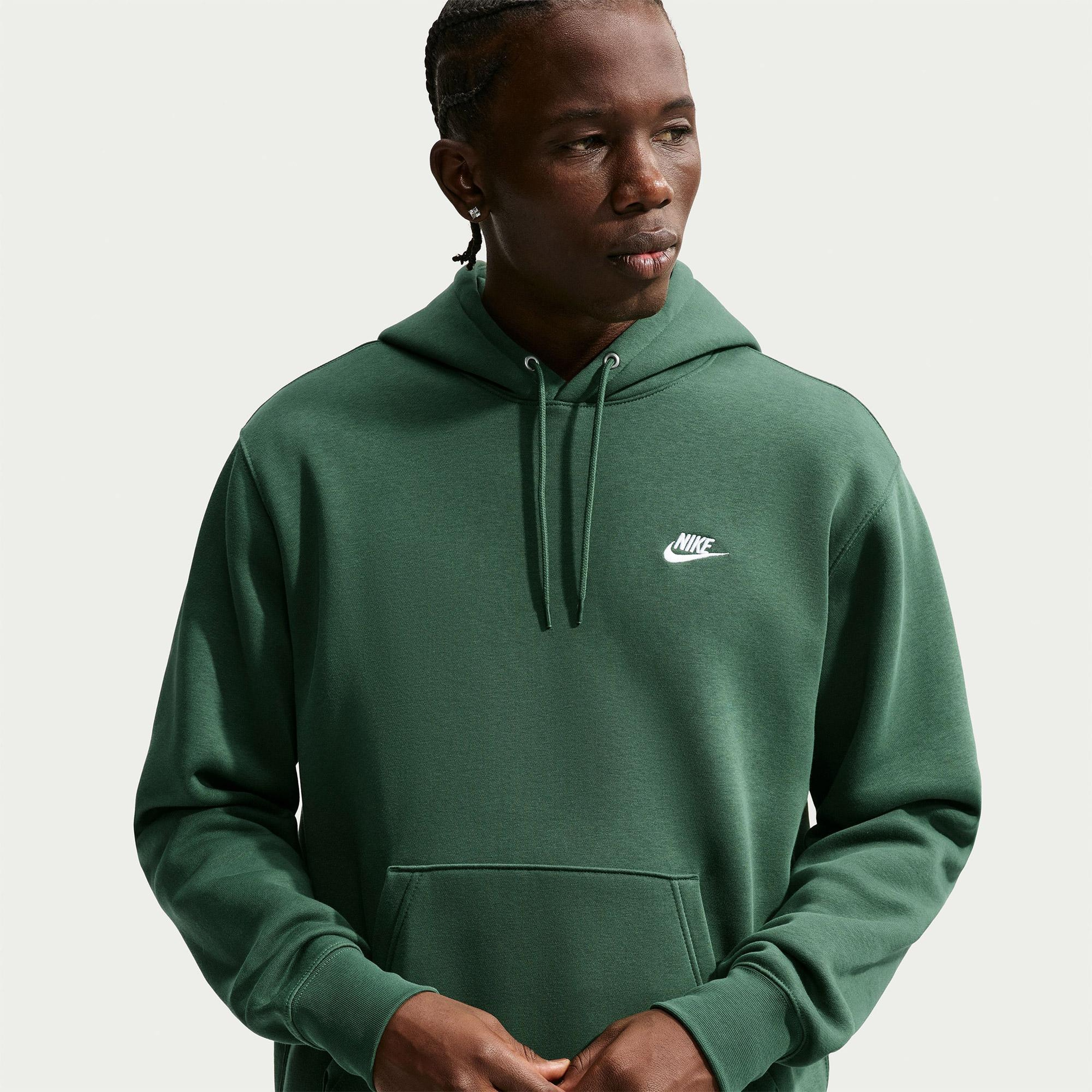 Nike Club Pullover Fleeece Erkek Yeşil Hoodie