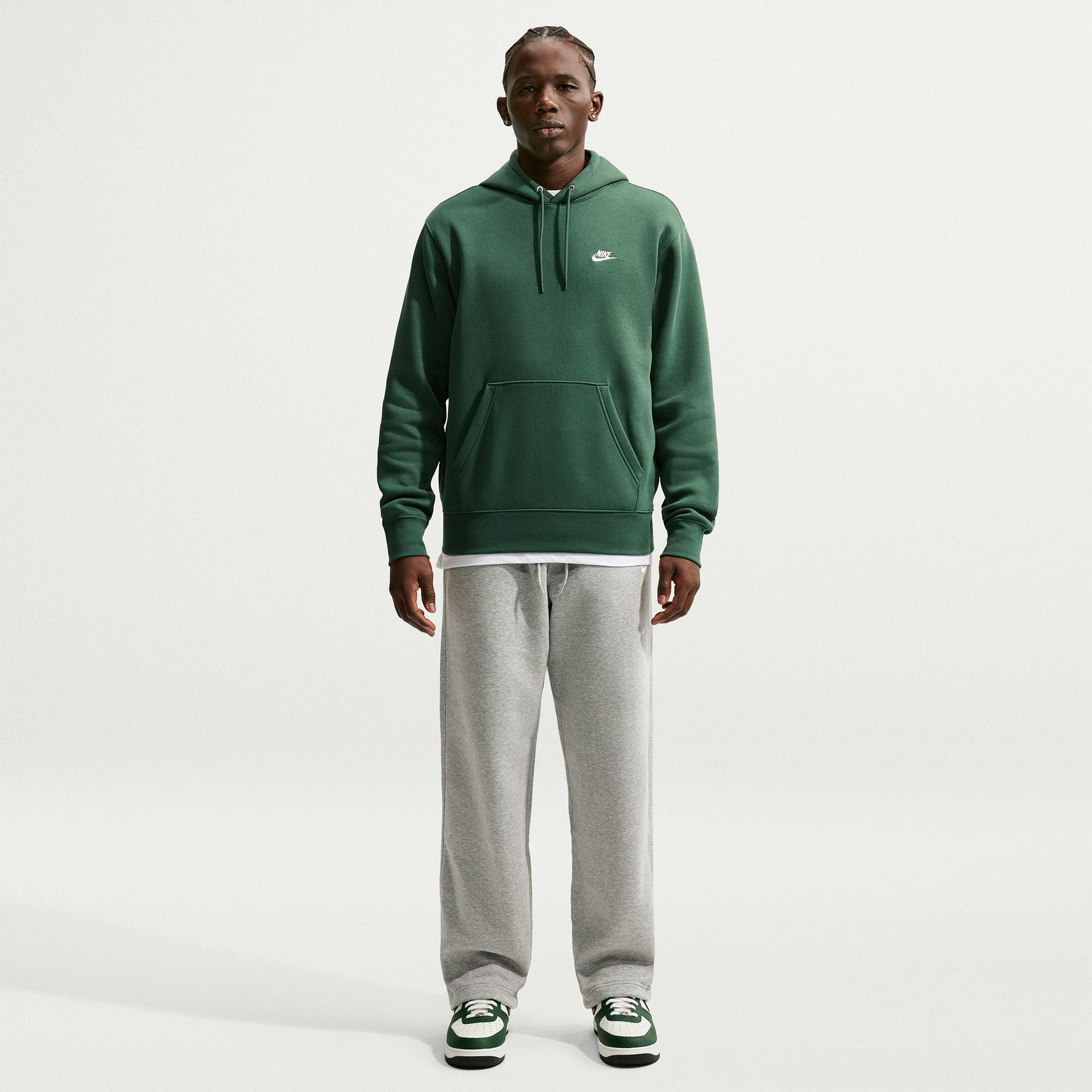 Nike Club Pullover Fleeece Erkek Yeşil Hoodie