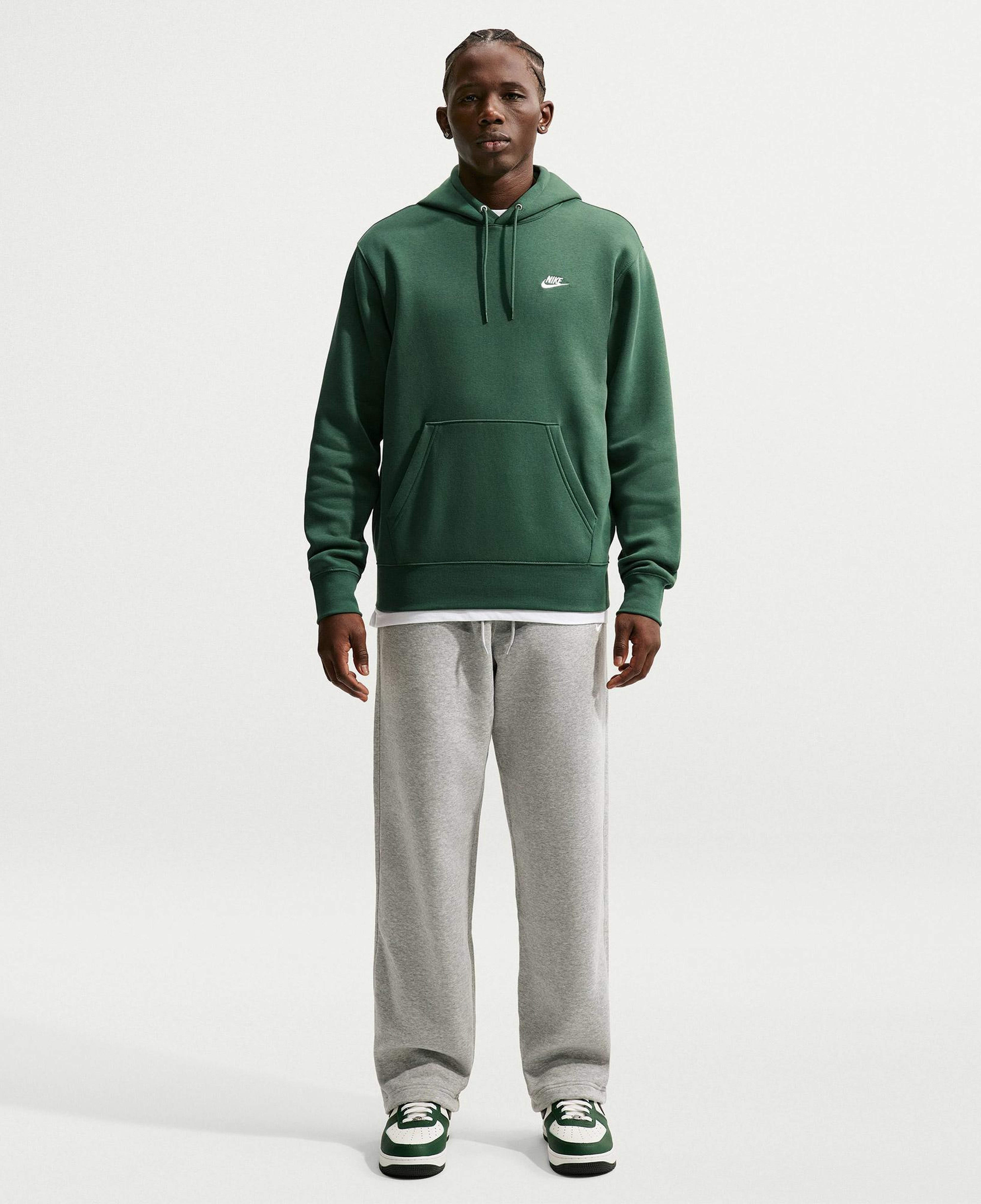 Nike Club Pullover Fleeece Erkek Yeşil Hoodie