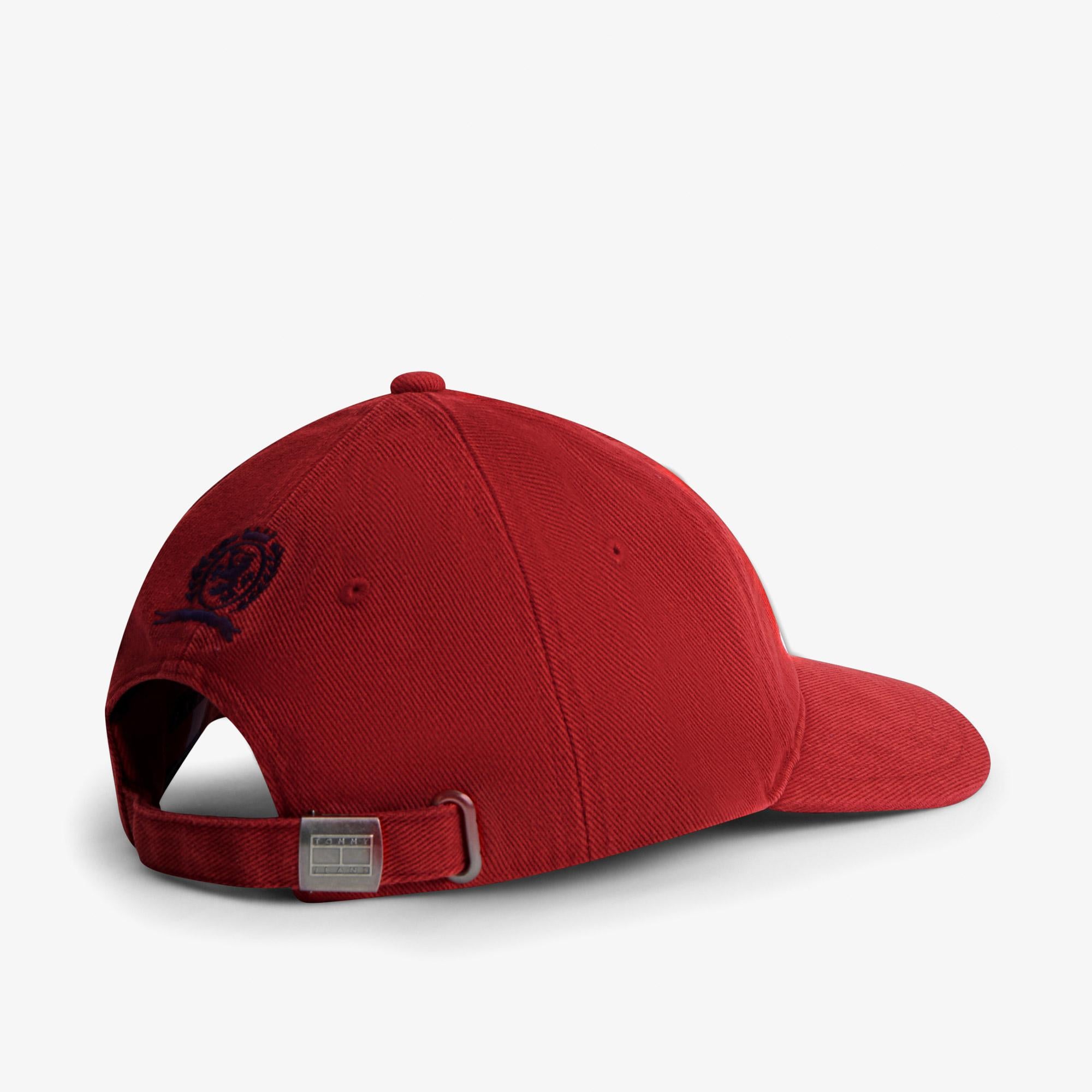 Tommy Hilfiger Sports Club Washed Erkek Kırmızı Şapka