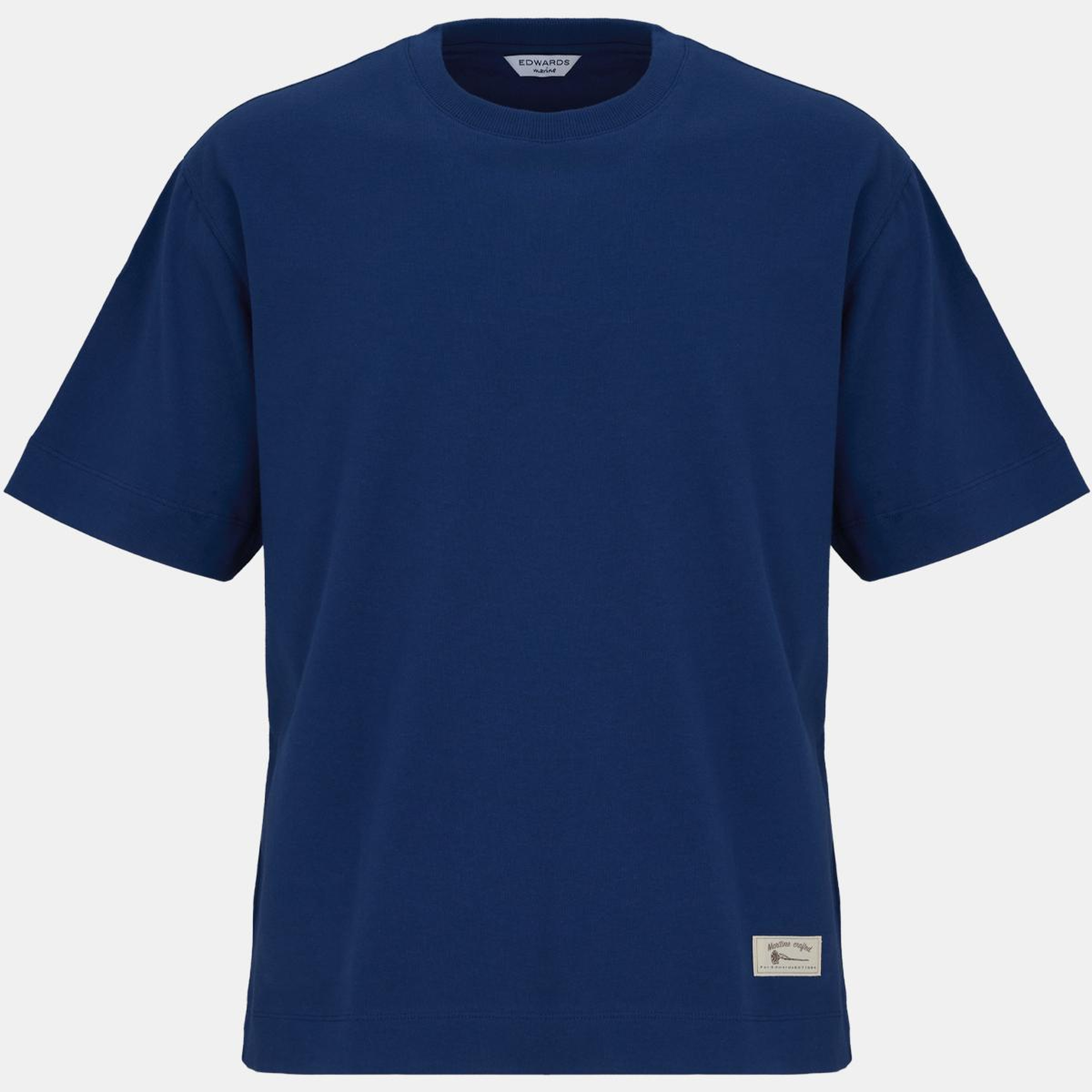 Erkek İndigo Bisiklet Yaka Heavy Jersey T-Shirt
