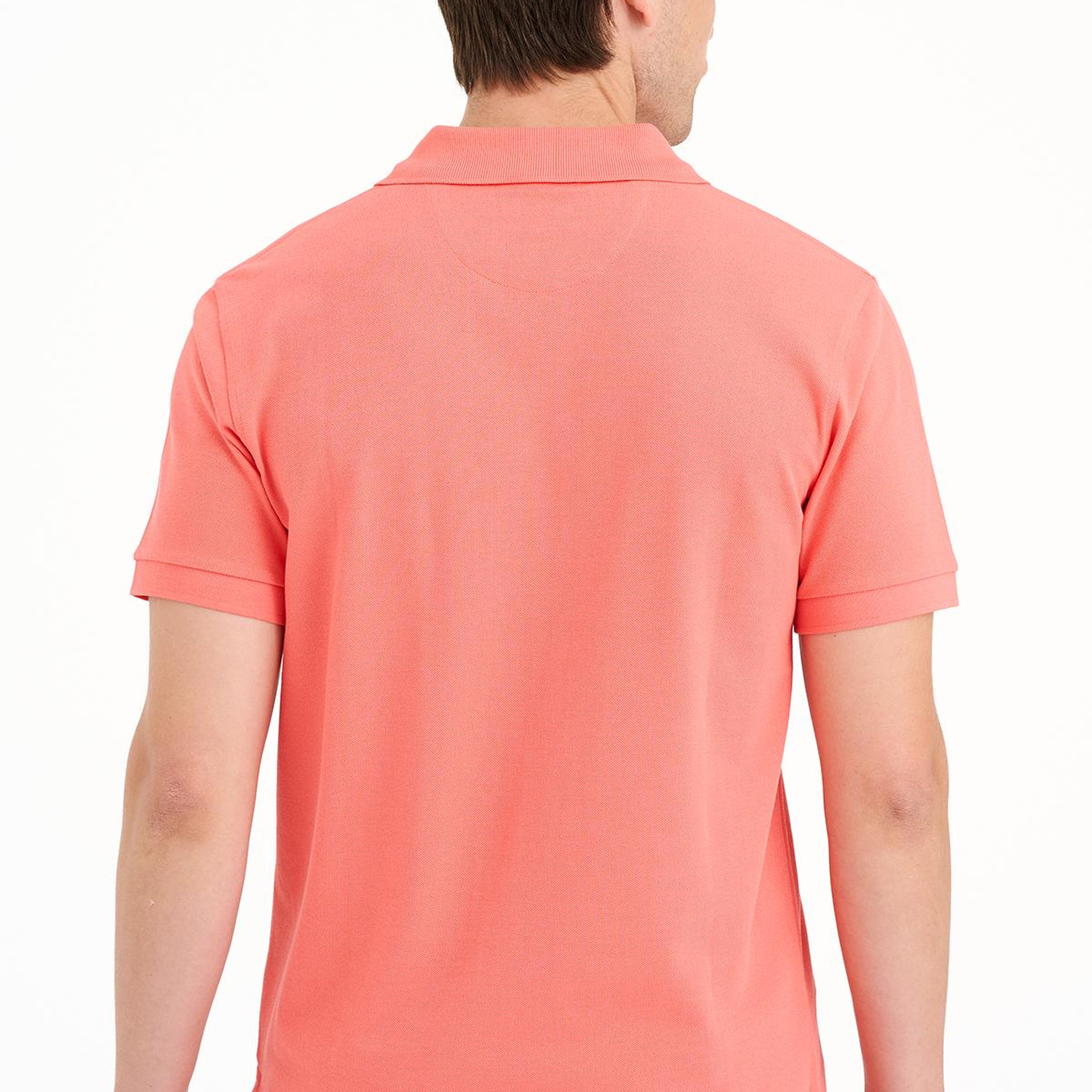Erkek Turuncu Pike Polo Yaka T-Shirt