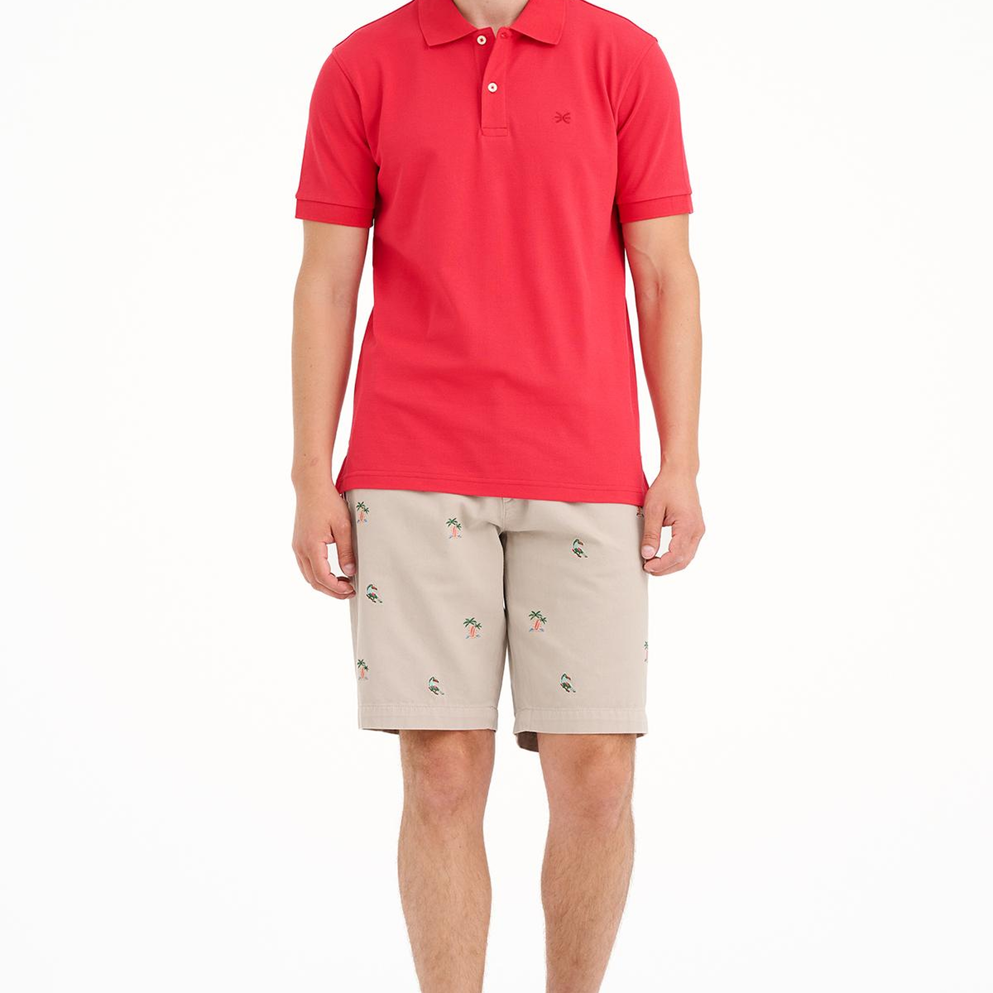 Erkek Mercan Pike Polo Yaka T-Shirt