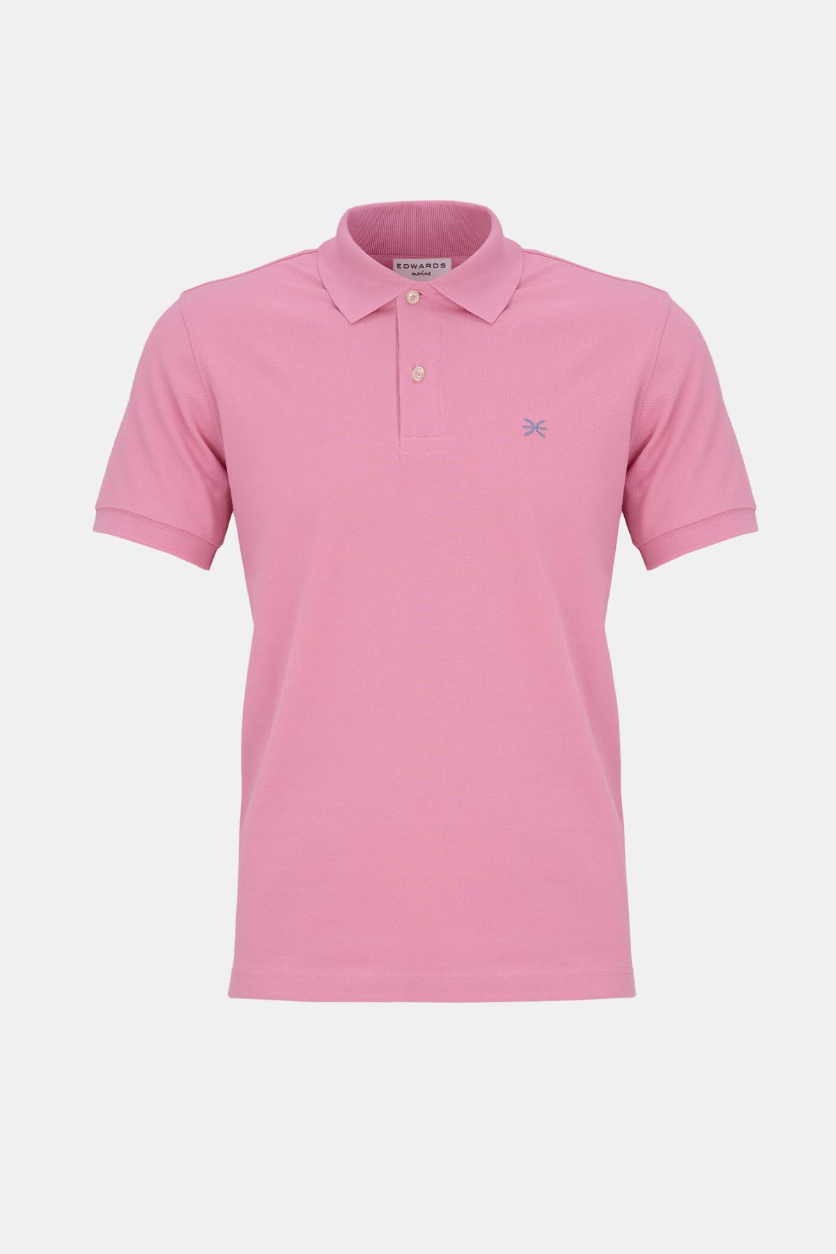 Erkek Pembe Pike Polo Yaka T-Shirt