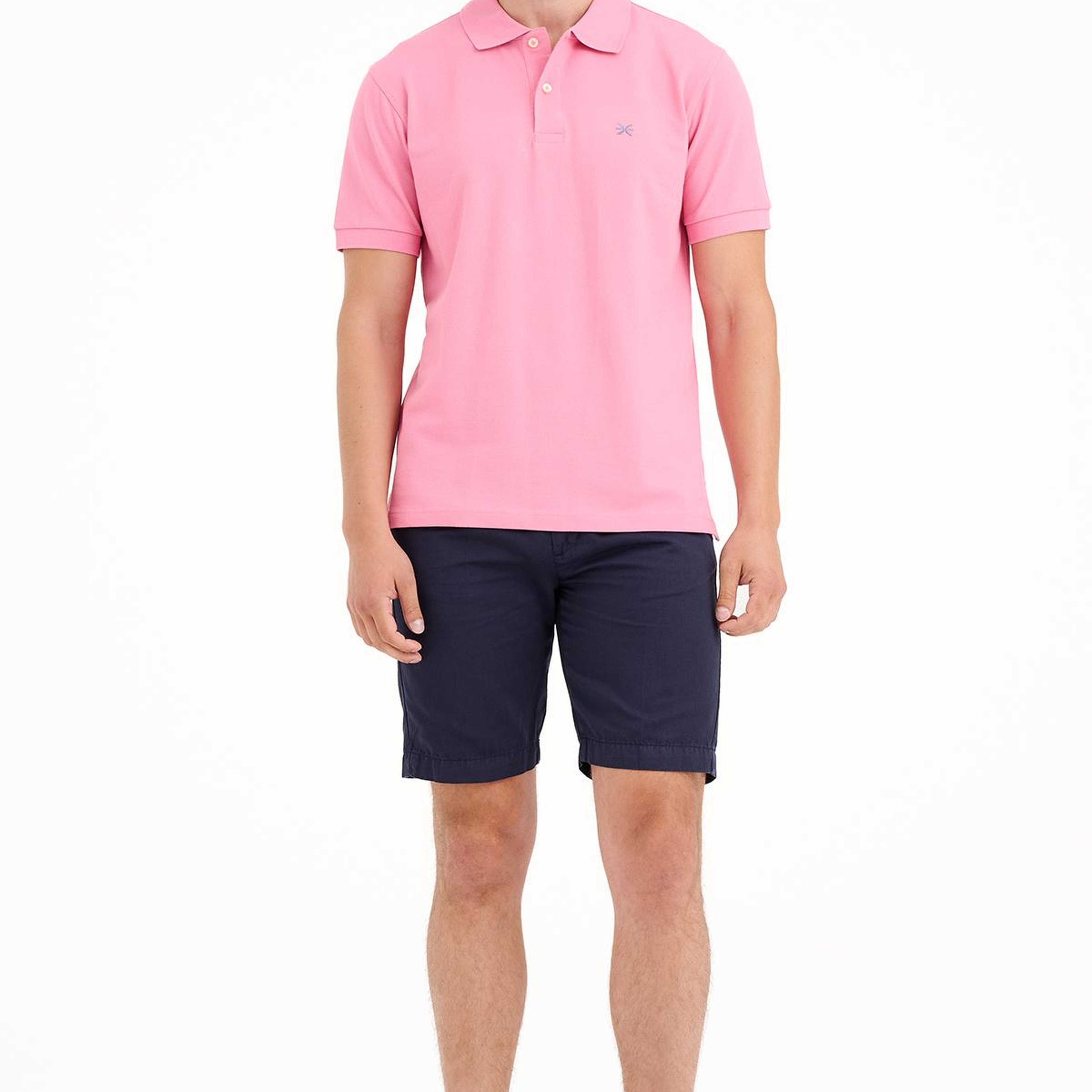Erkek Pembe Pike Polo Yaka T-Shirt