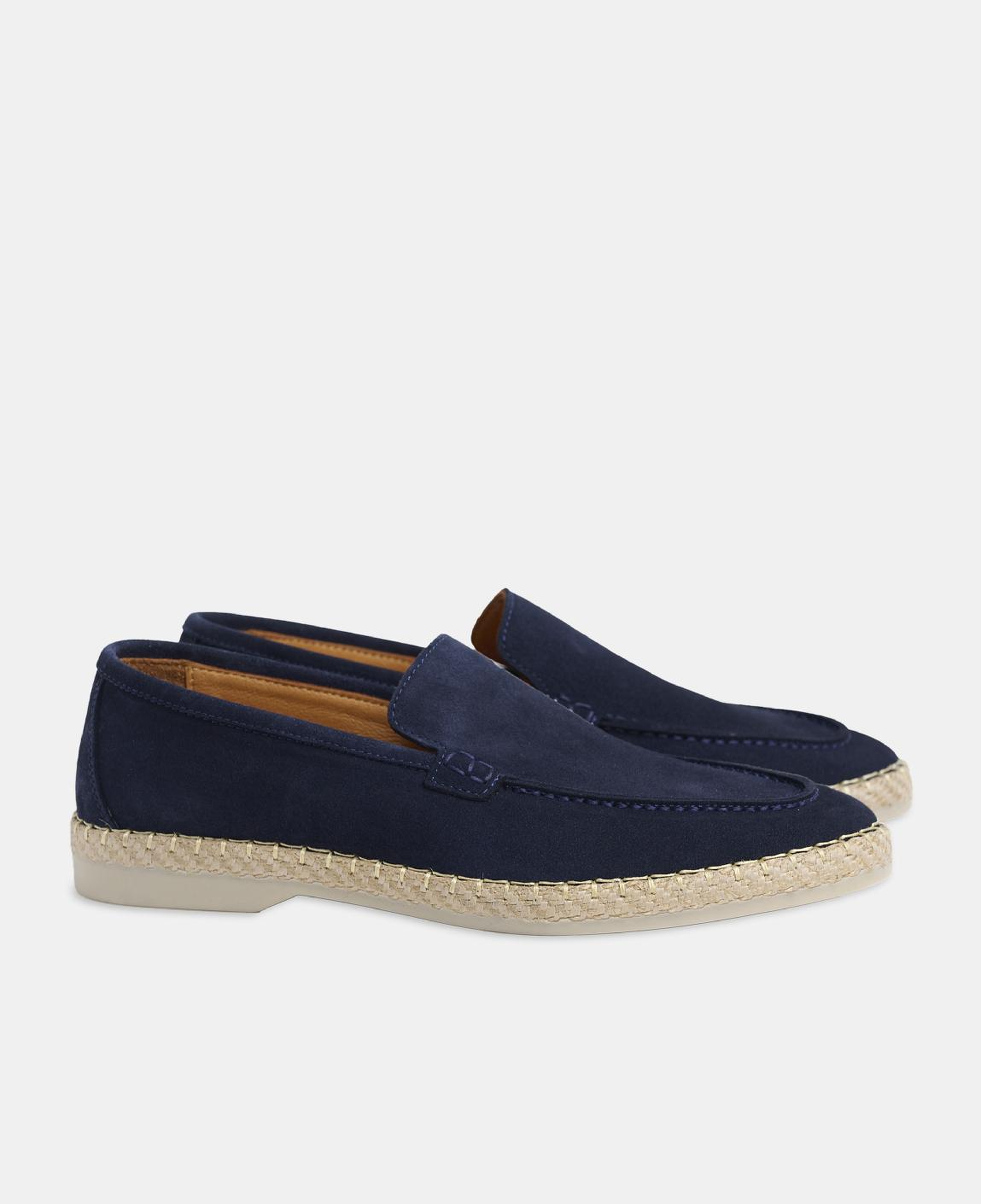 Erkek Lacivert Süet Loafer