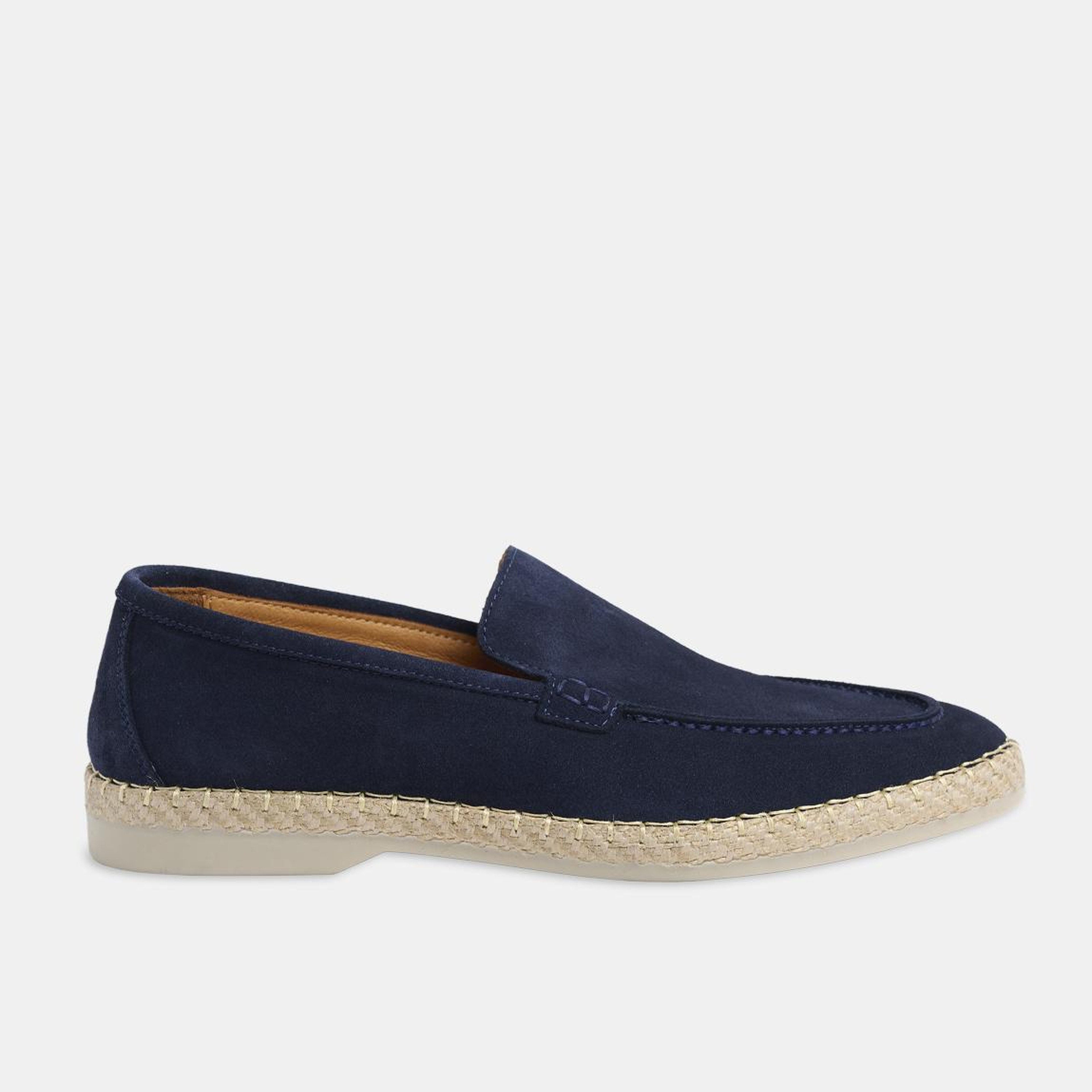 Erkek Lacivert Süet Loafer