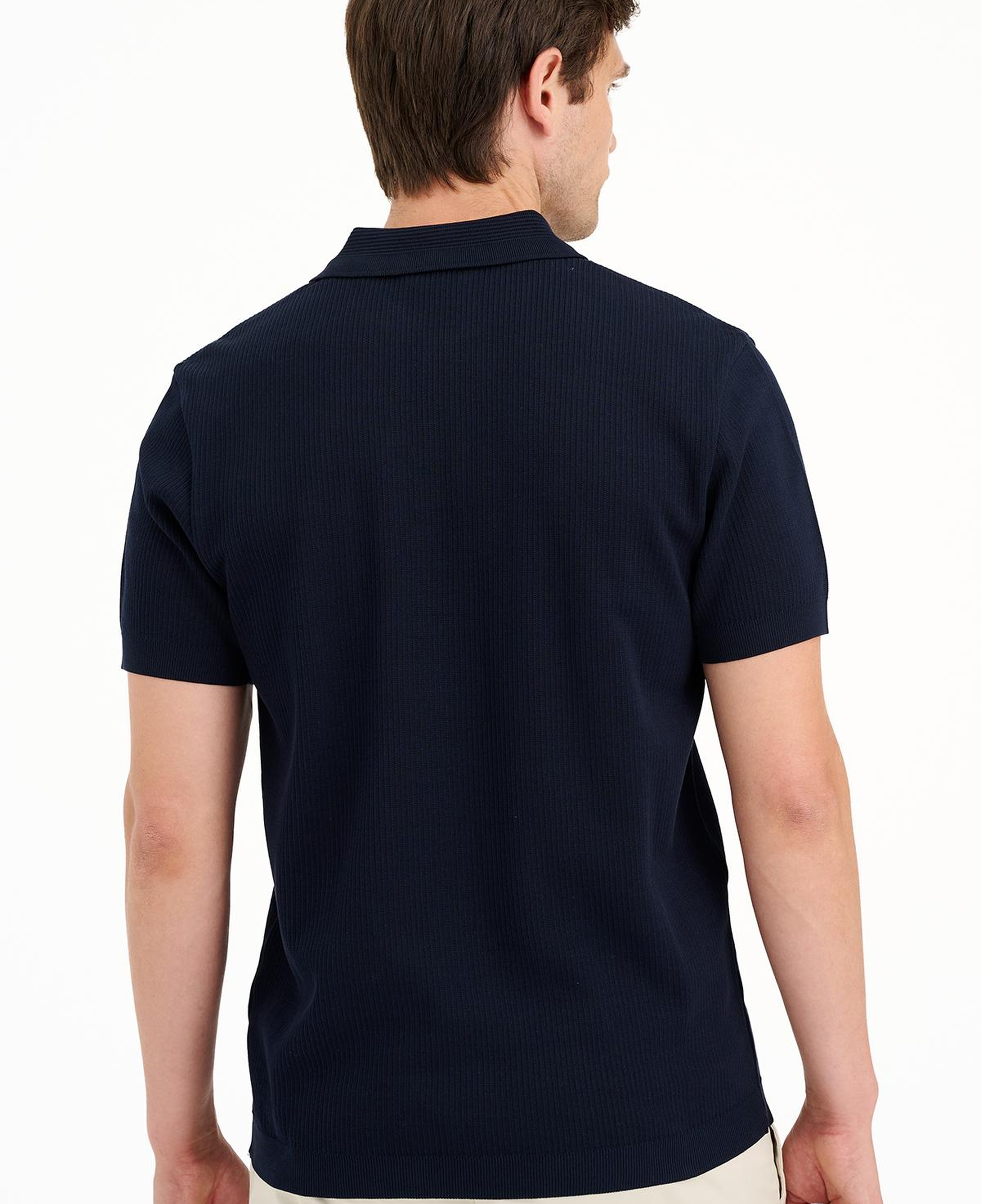 Erkek Lacivert Polo Yaka T-Shirt