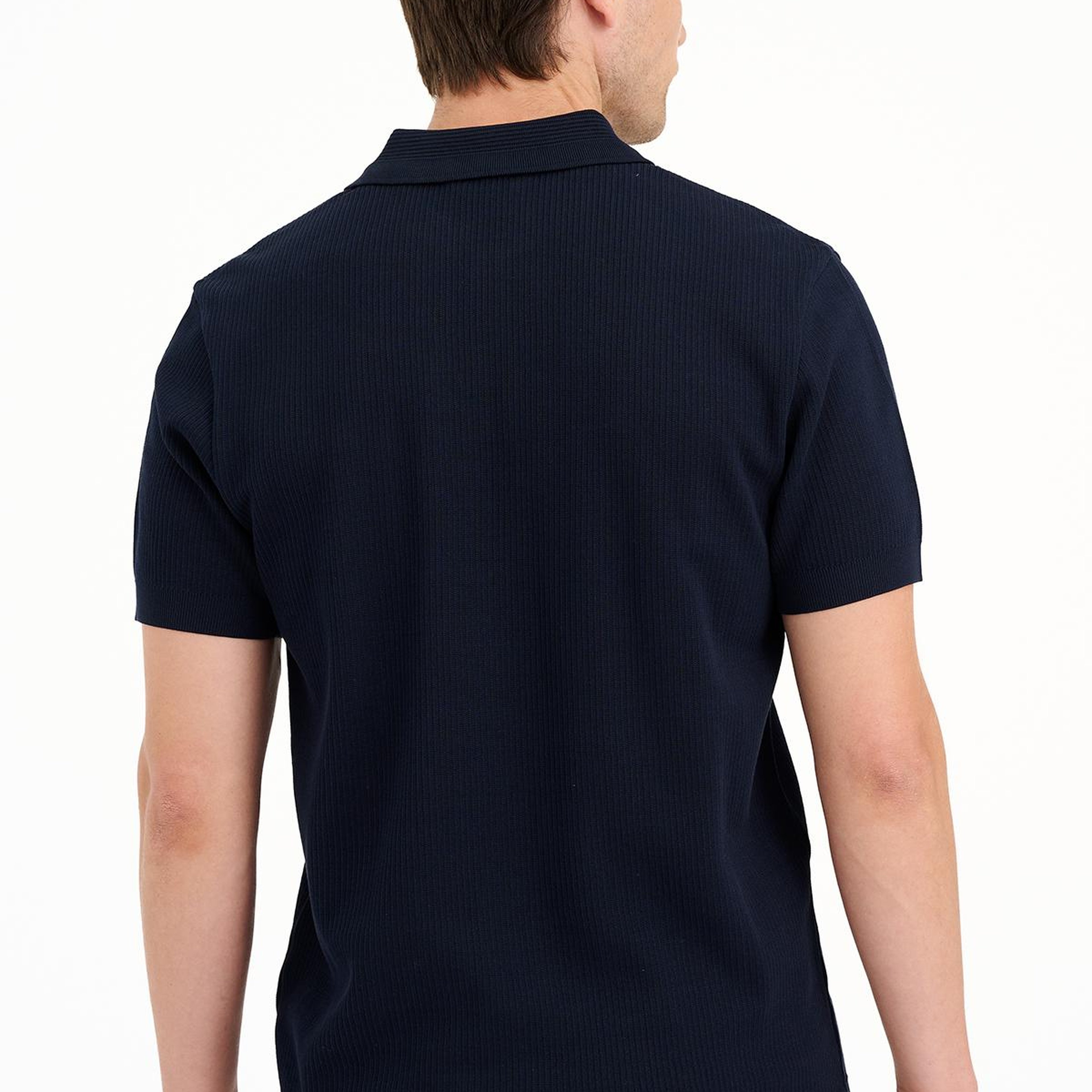 Erkek Lacivert Polo Yaka T-Shirt