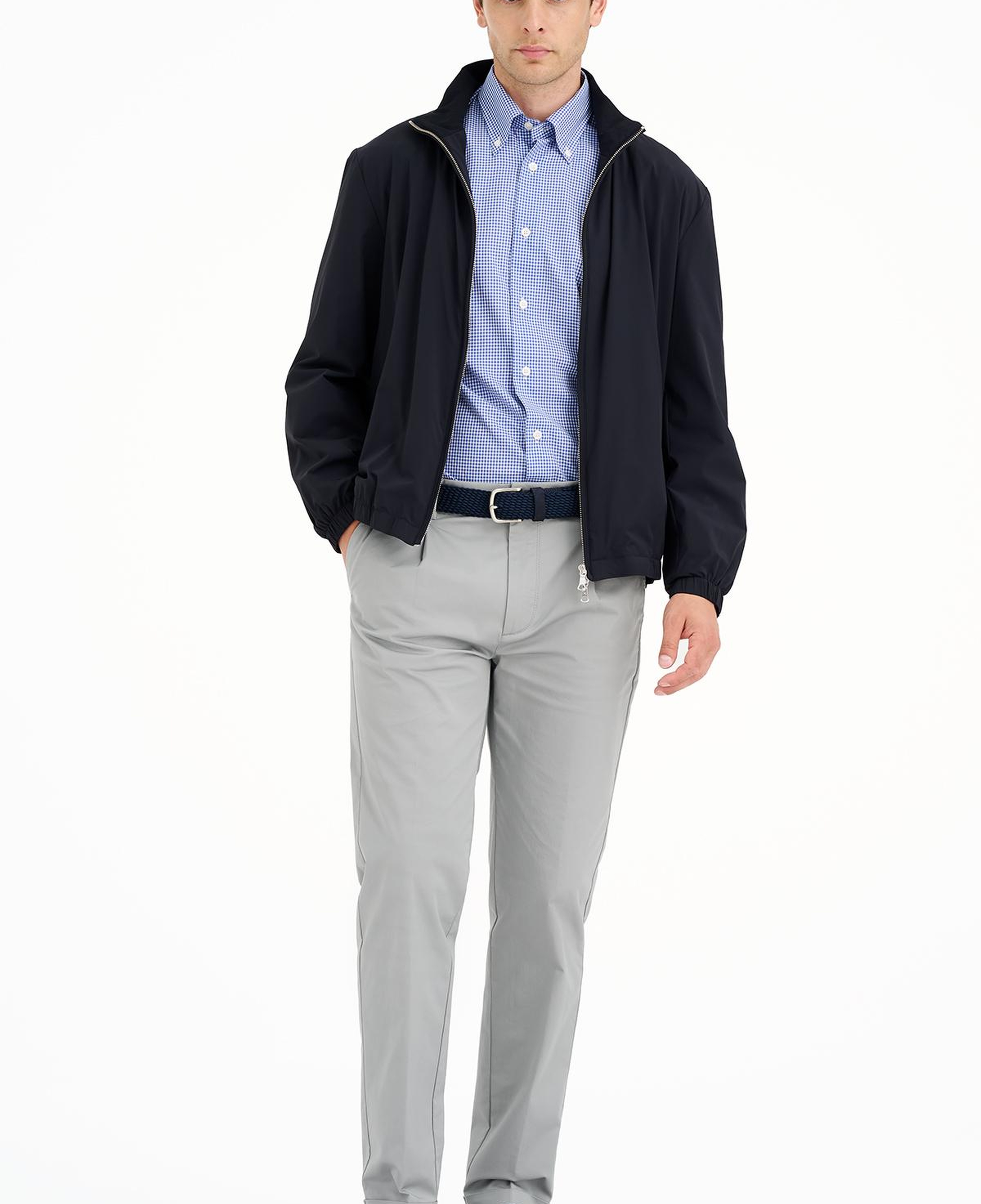 Erkek Lacivert Bomber Mont