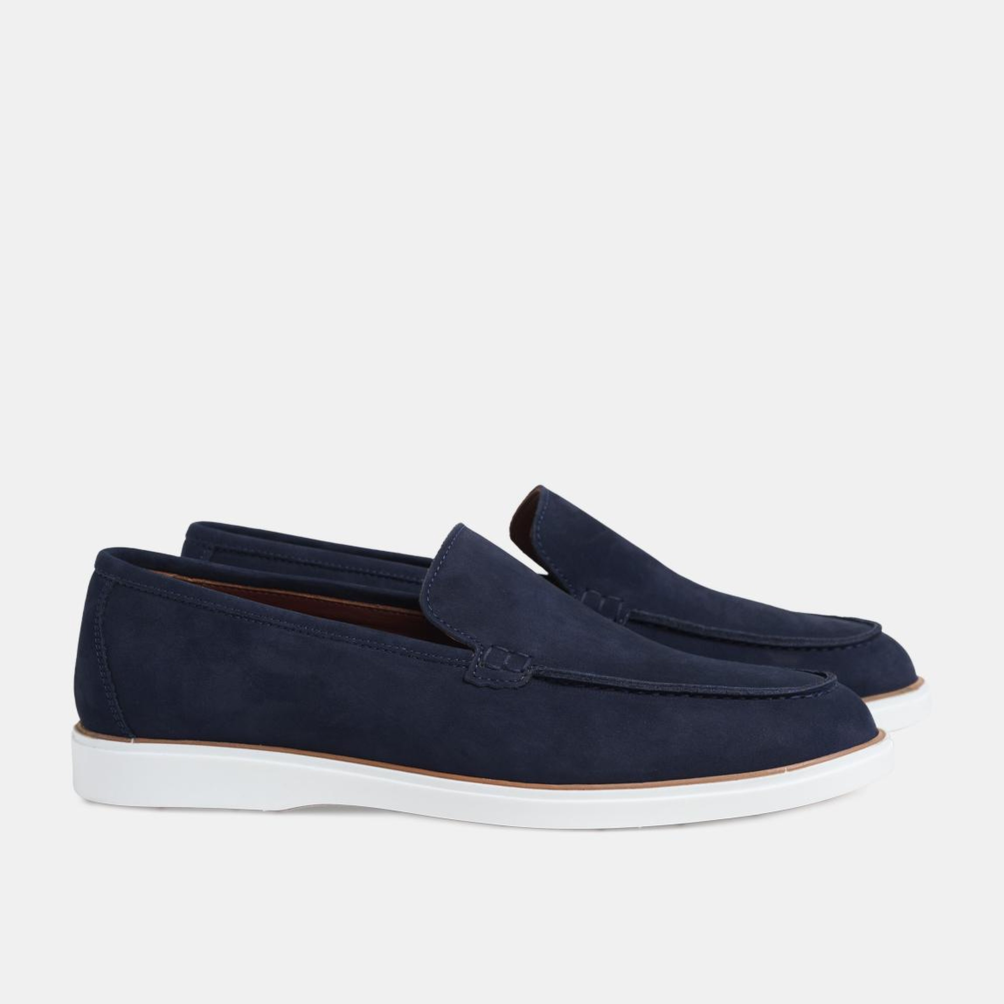 Erkek Kahverengi Nubuk Loafer