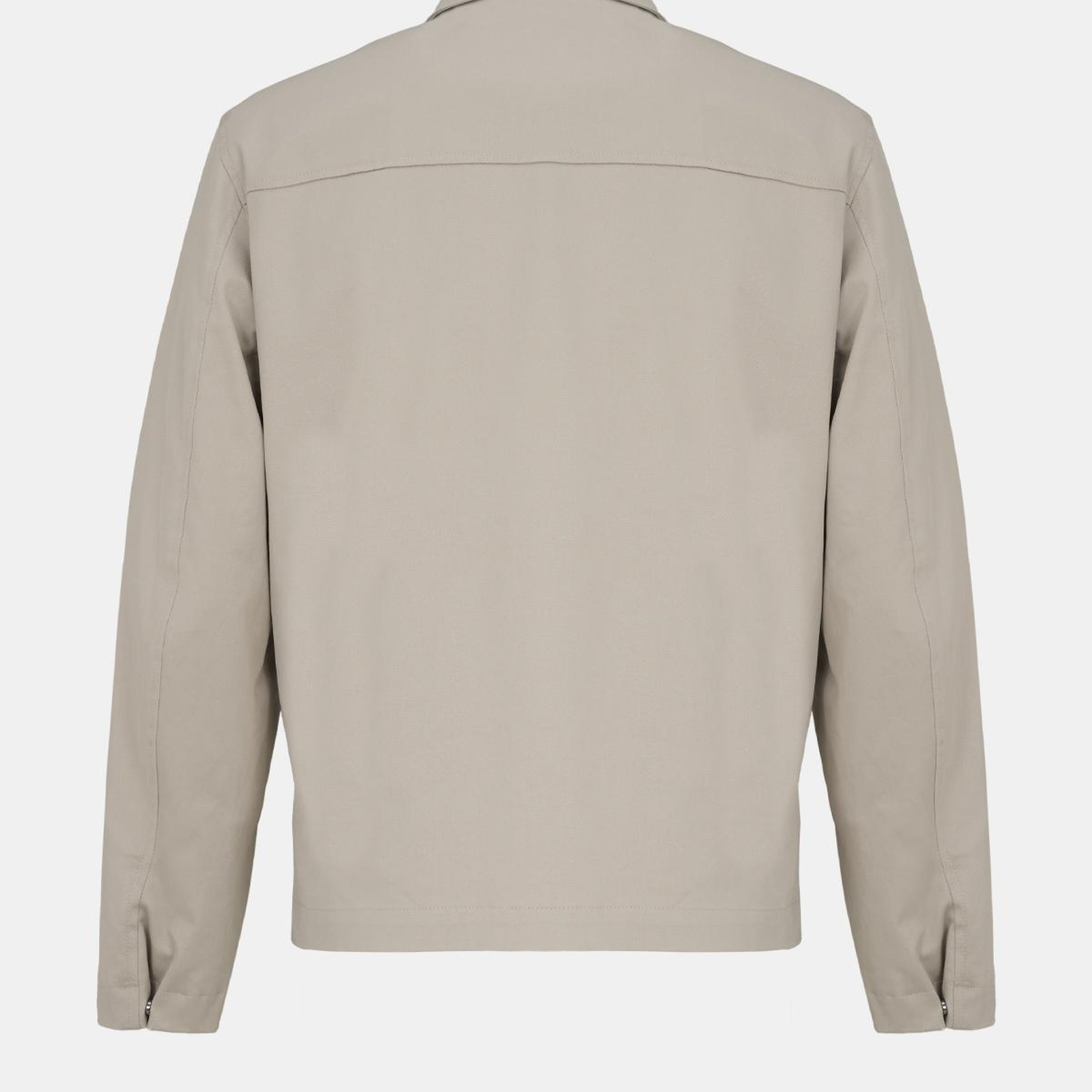 Erkek Taş Pamuklu Gabardin Mont