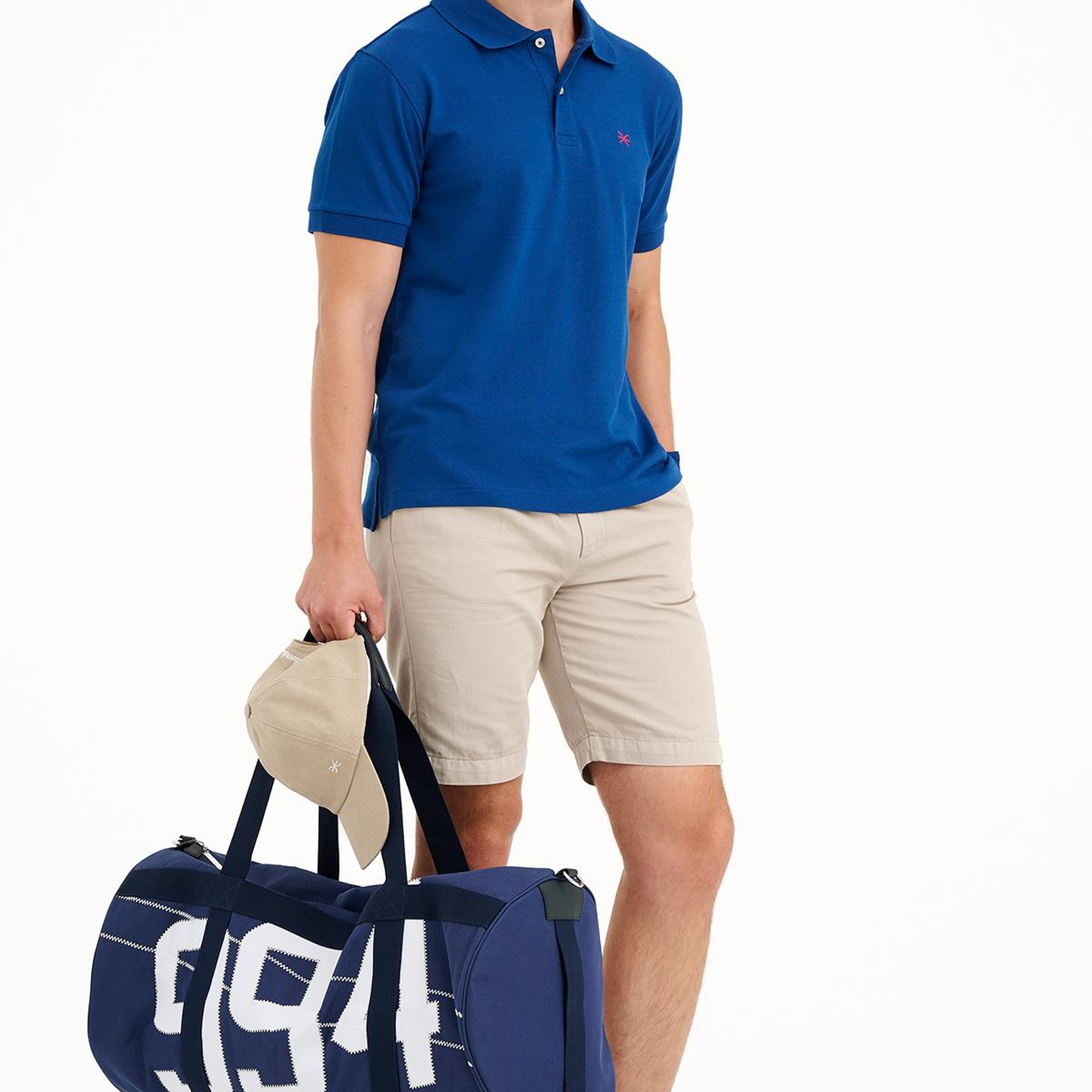 Erkek Açık Lacivert Pike Polo Yaka T-Shirt