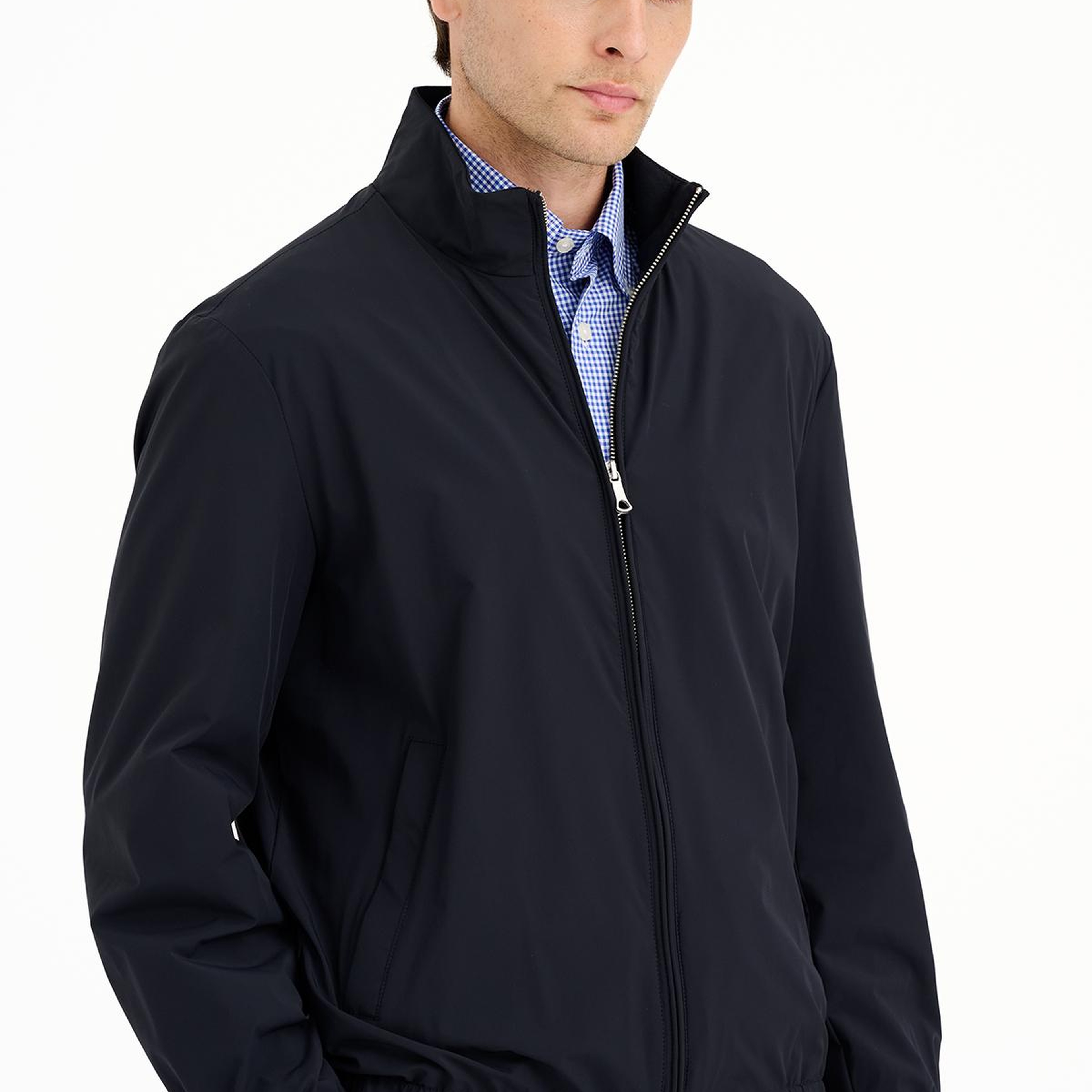 Erkek Lacivert Bomber Mont