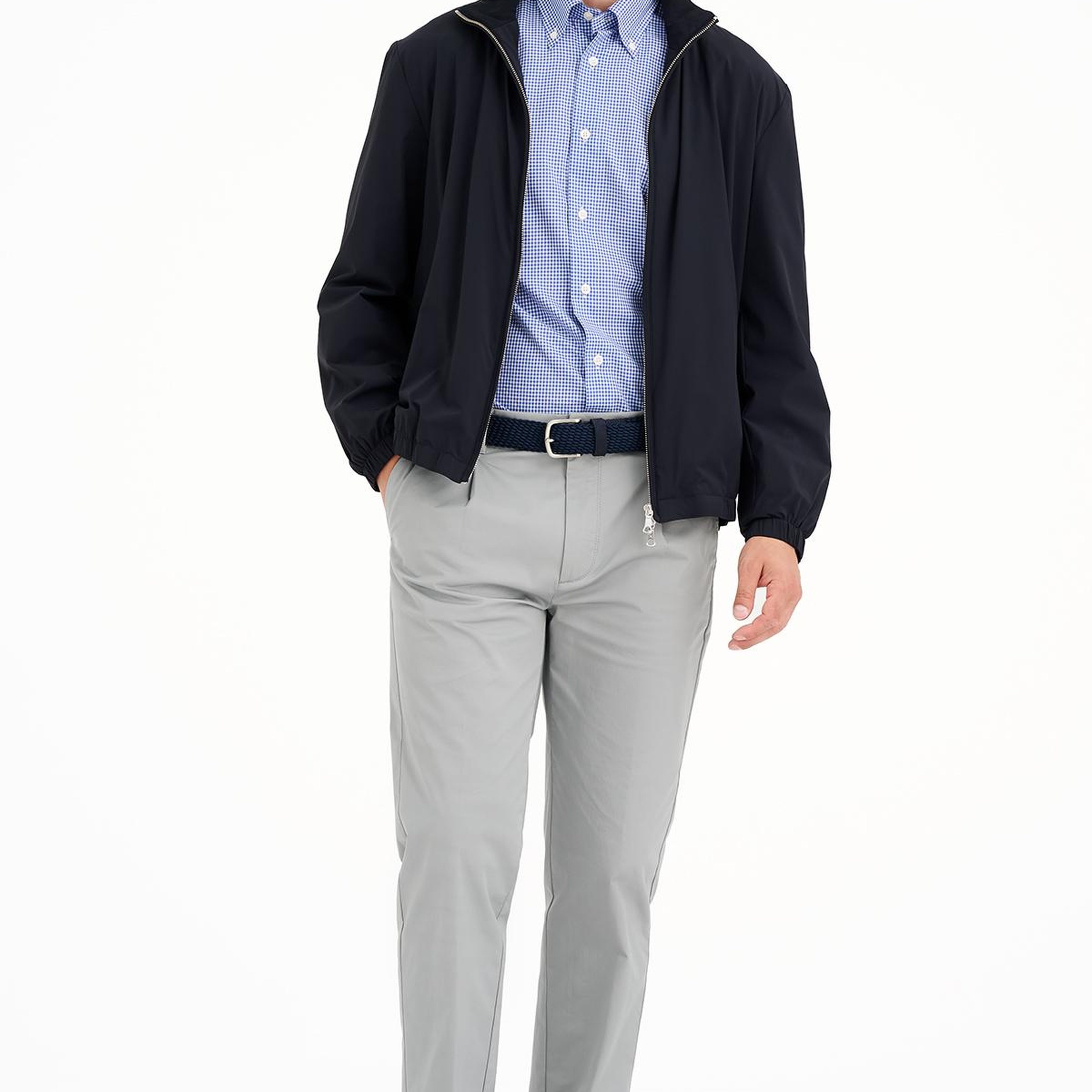 Erkek Lacivert Bomber Mont