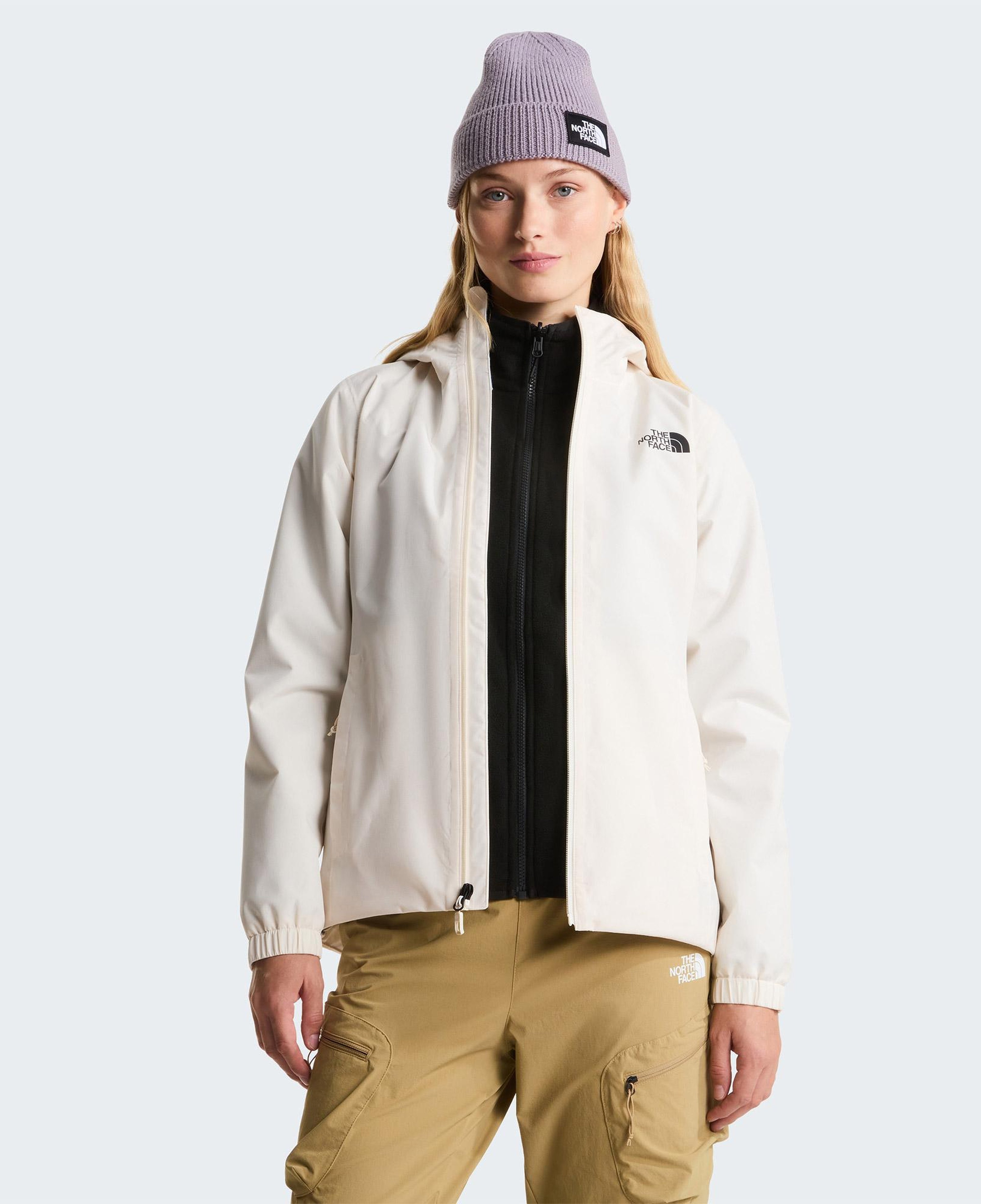 The North Face Quest DryVent Kadın Beyaz Yağmurluk