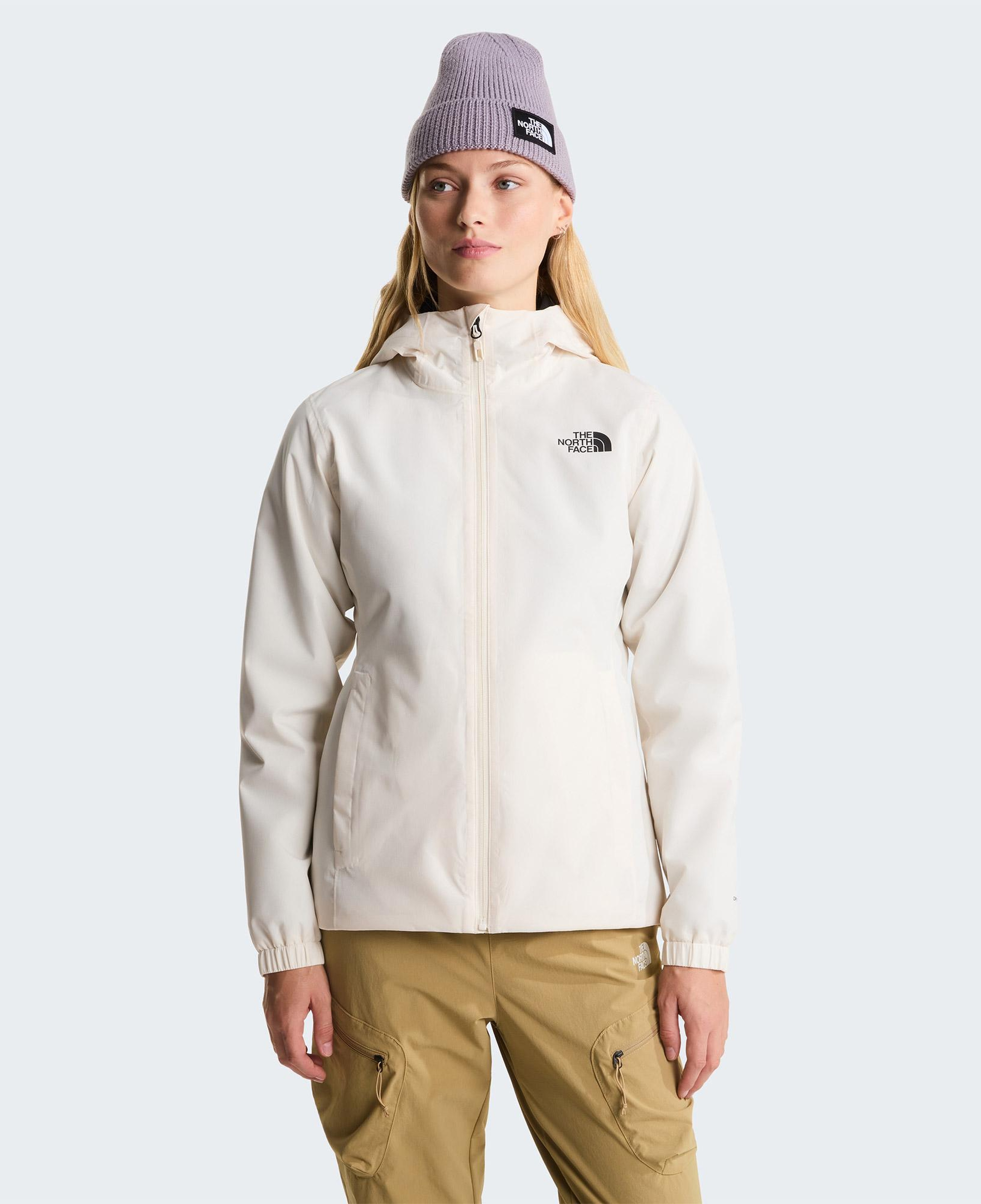 The North Face Quest DryVent Kadın Beyaz Yağmurluk