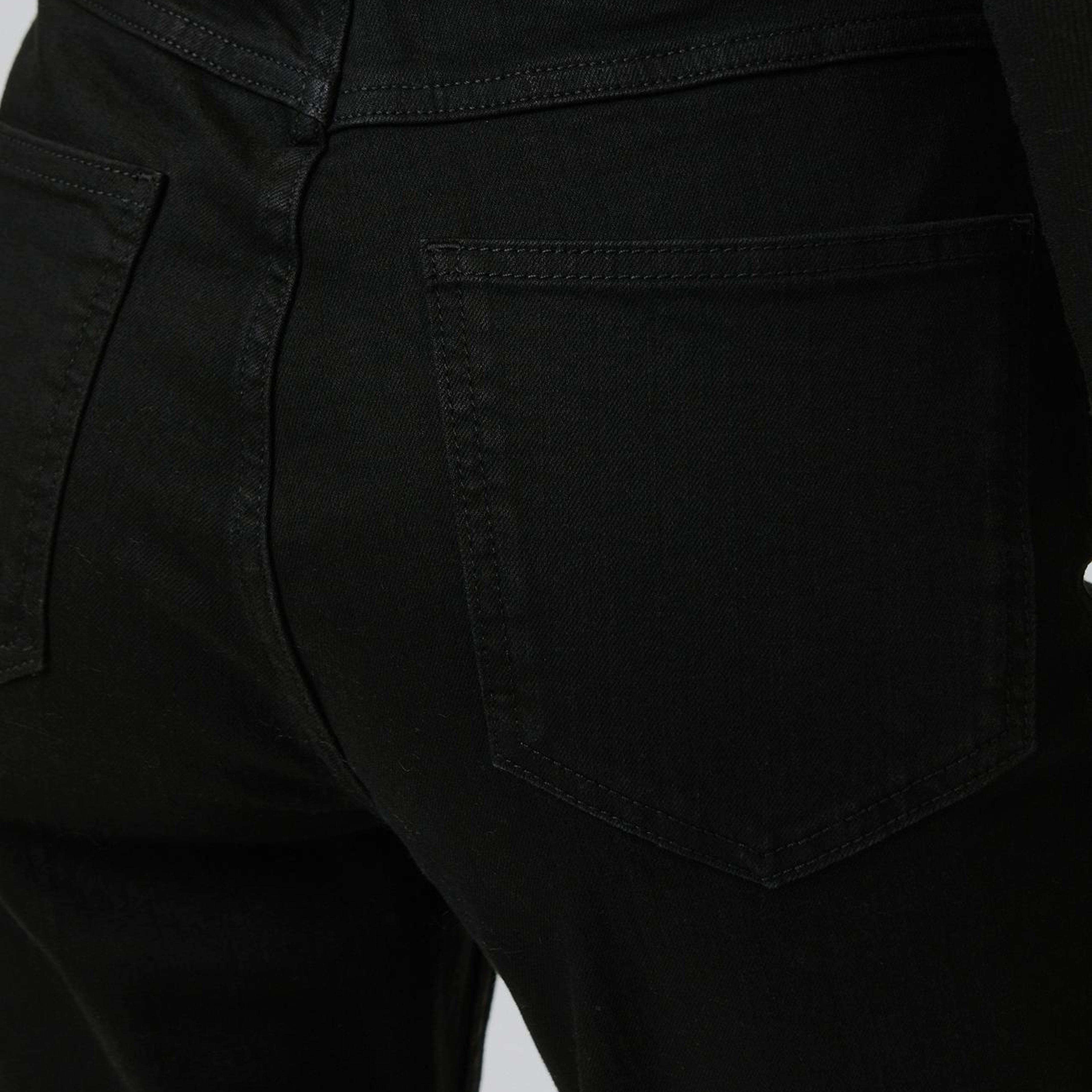 Network Kadın Siyah Aksesuarlı Flare Denim Pantolon