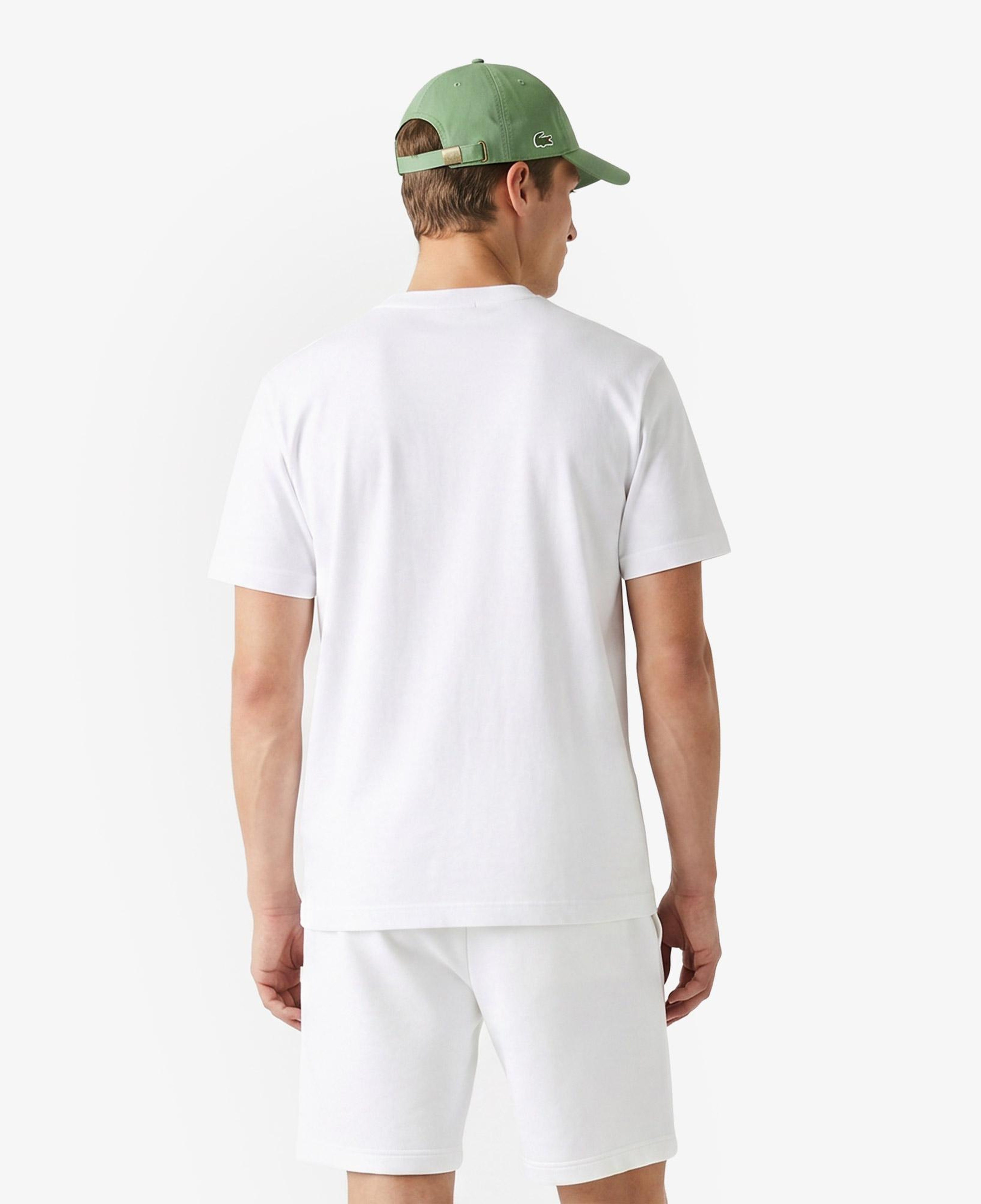 Lacoste Unisex Loose Fit Bisiklet Yaka Beyaz T-Shirt