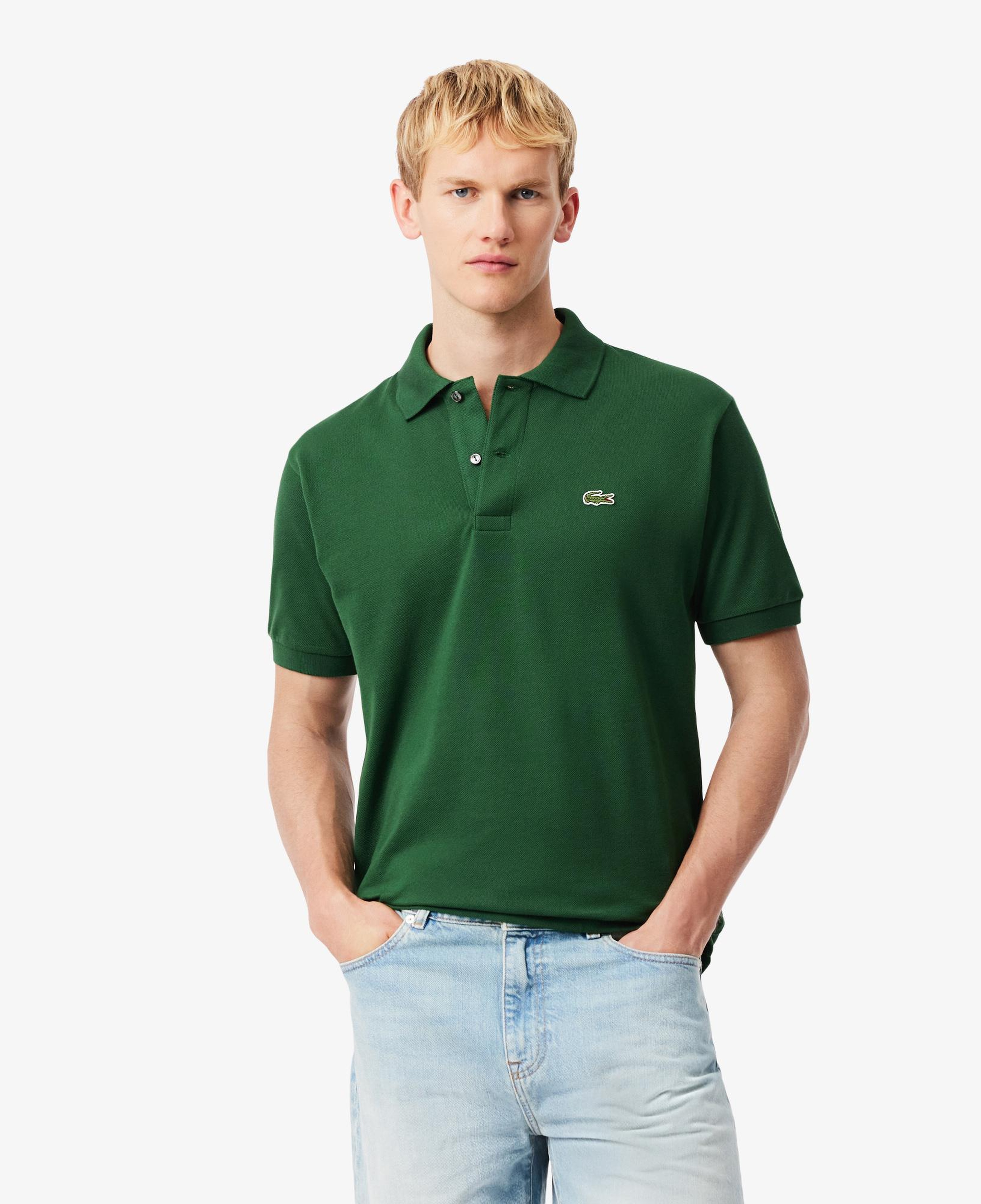 L.12.12 Erkek Classic Fit Yeşil Polo