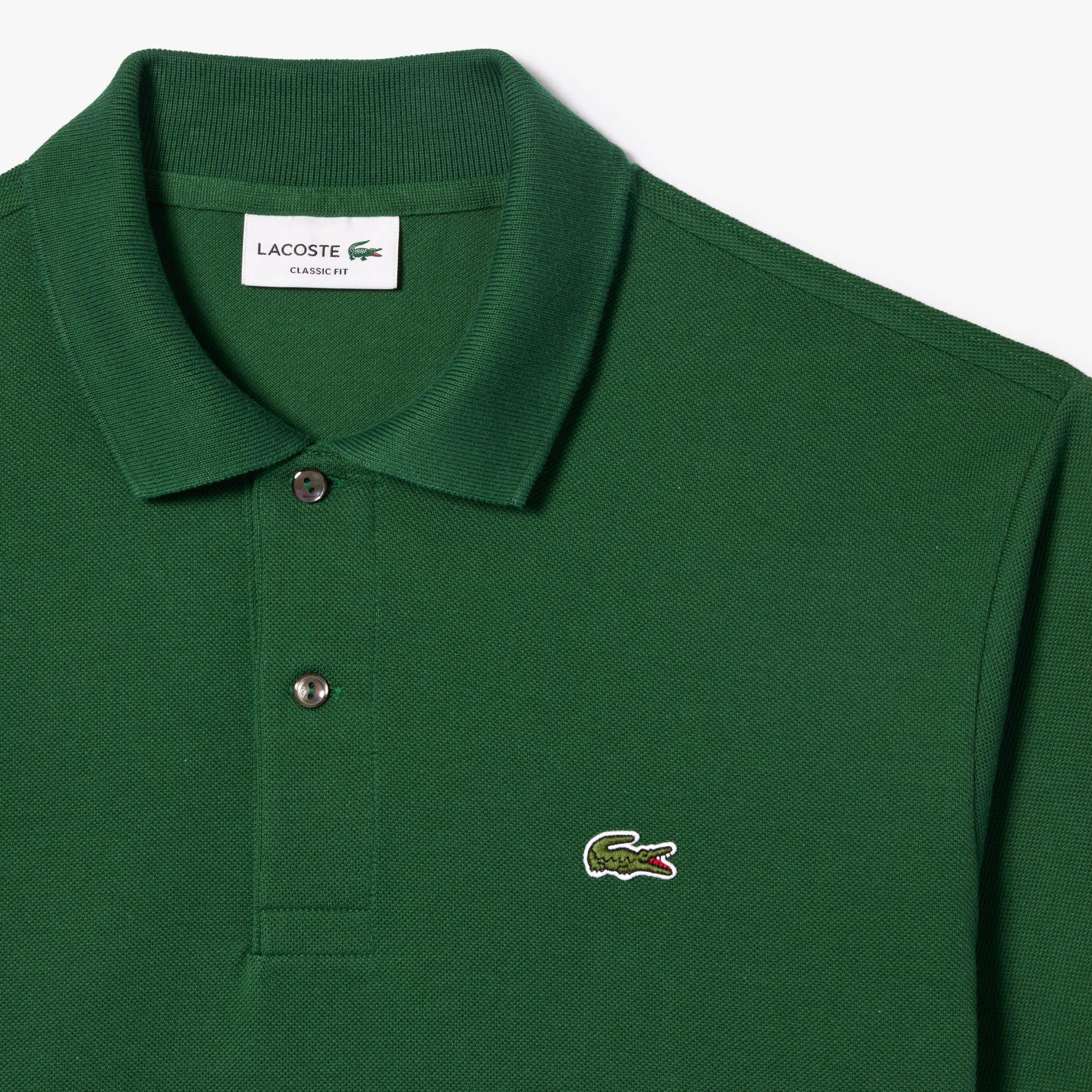 L.12.12 Erkek Classic Fit Yeşil Polo