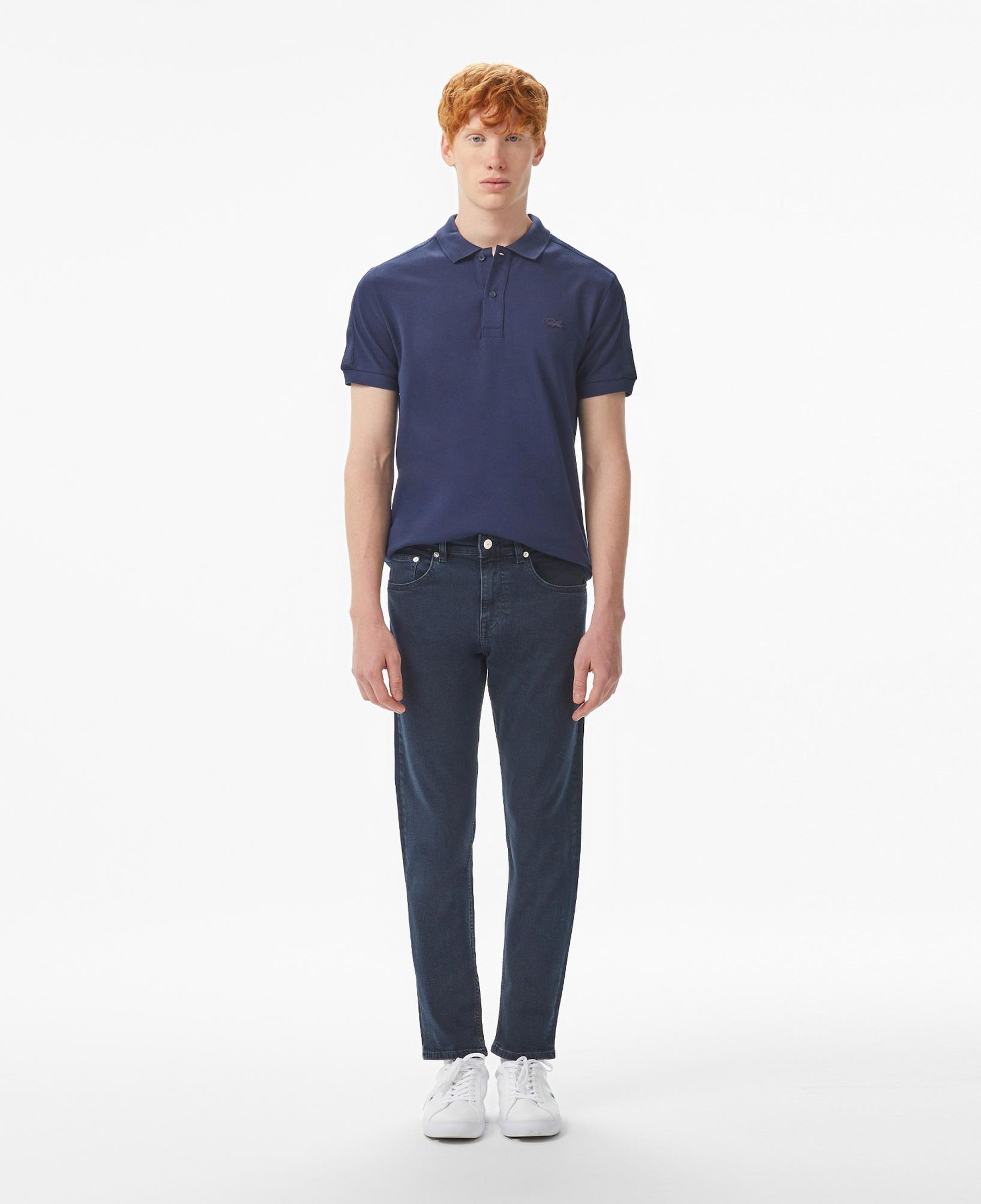 Lacoste Erkek Slim Fit Mavi Jean Pantolon
