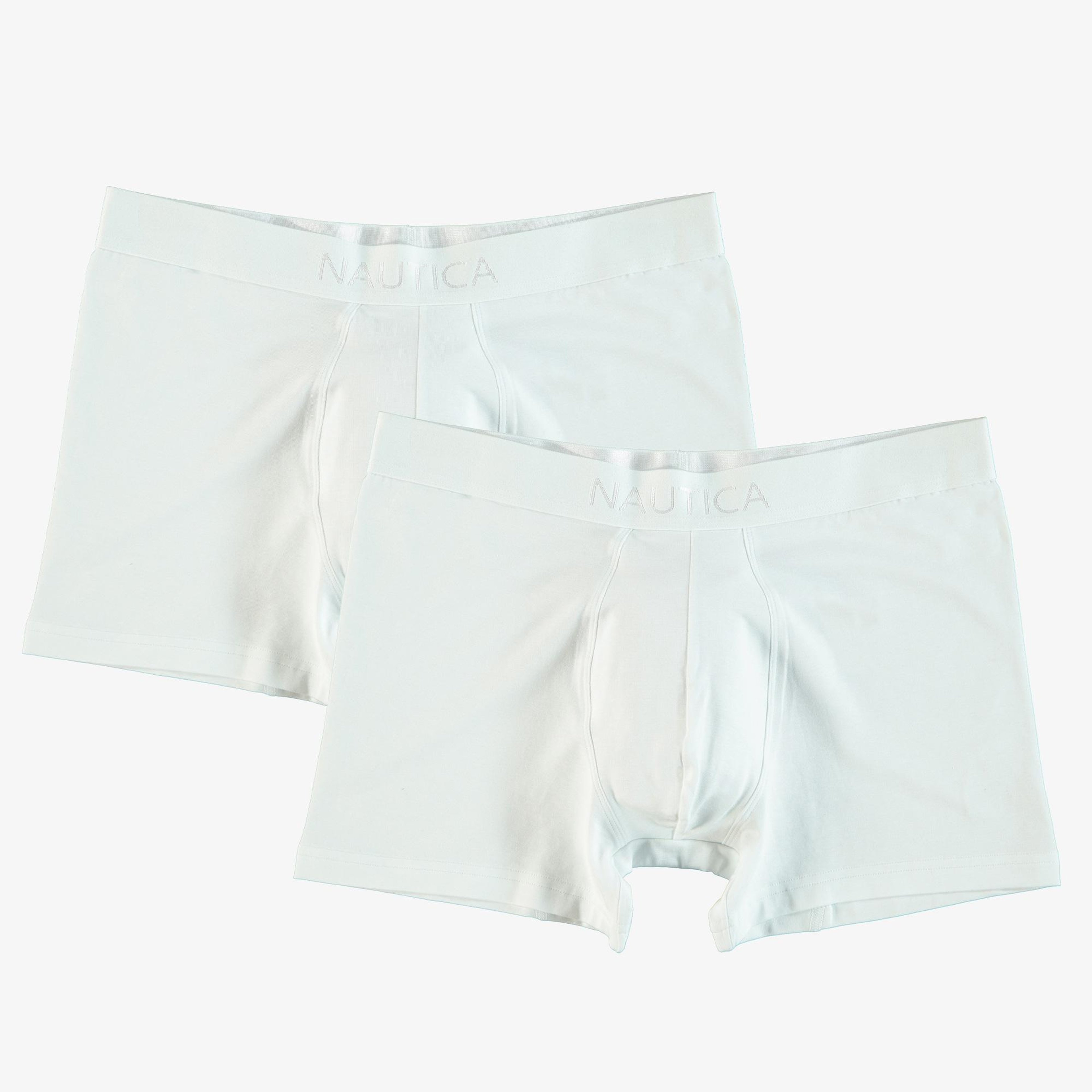 Nautica Erkek Beyaz 2li Modal Karışımlı Boxer