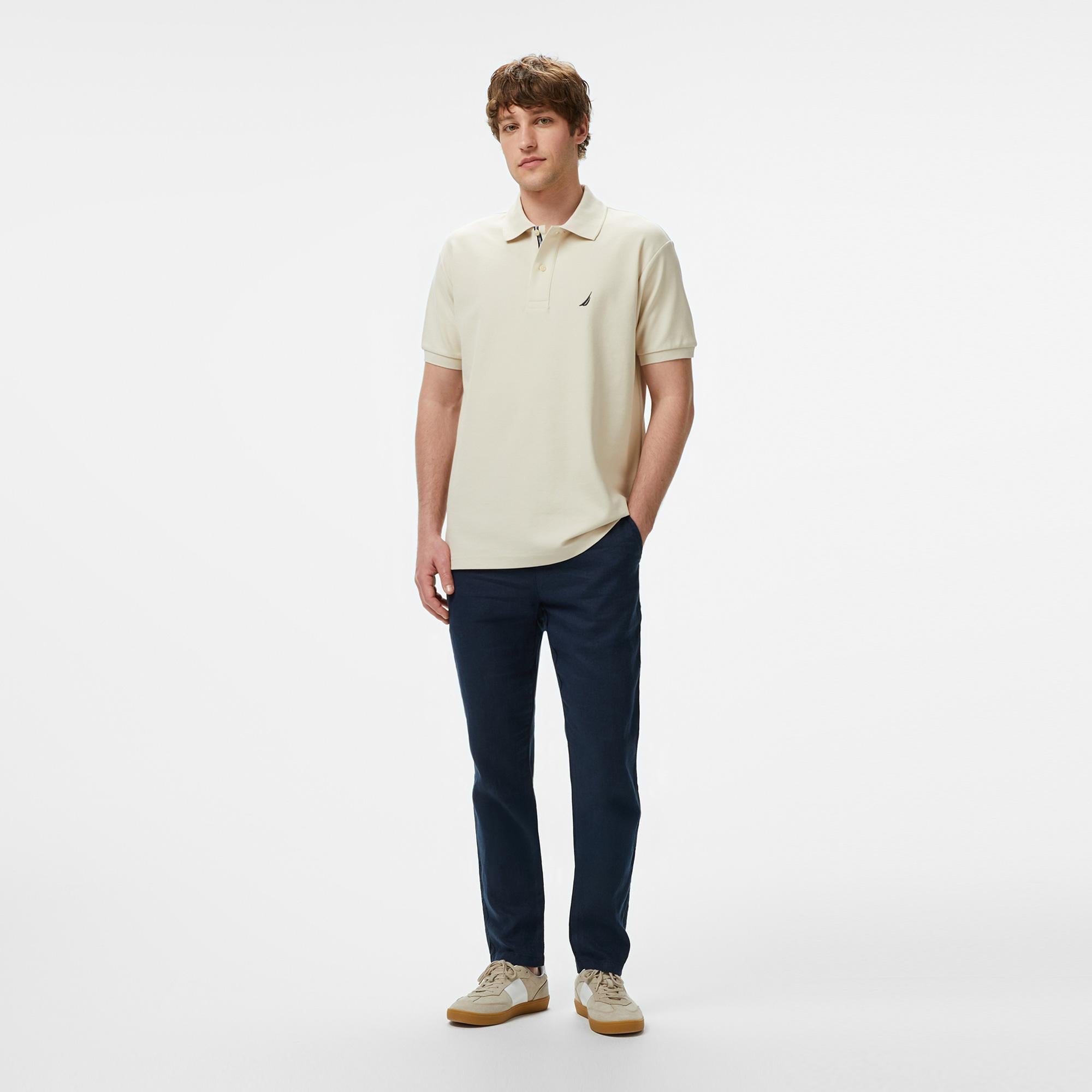 Nautica Erkek Lacivert Keten Jogger Pantolon