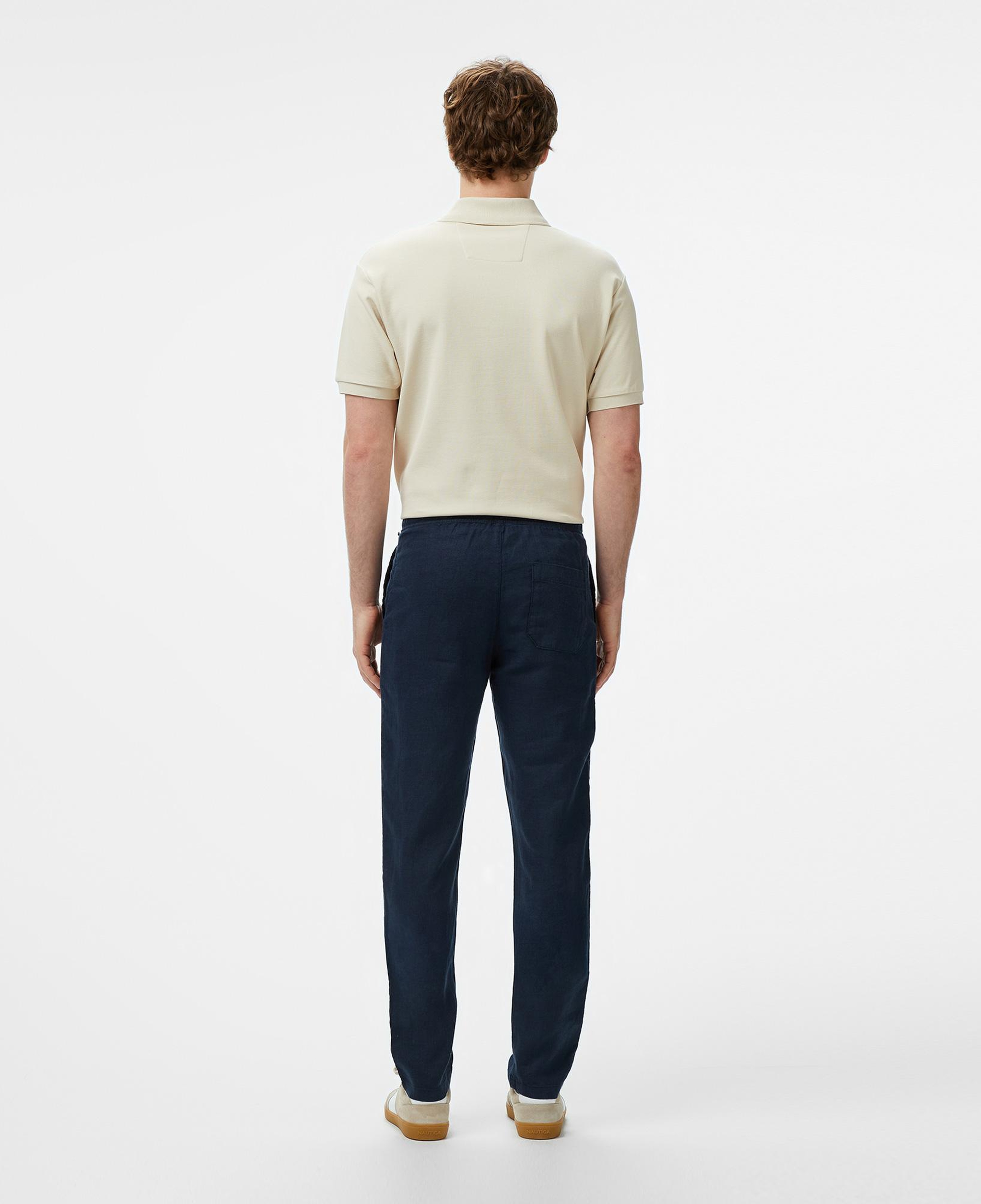 Nautica Erkek Lacivert Keten Jogger Pantolon