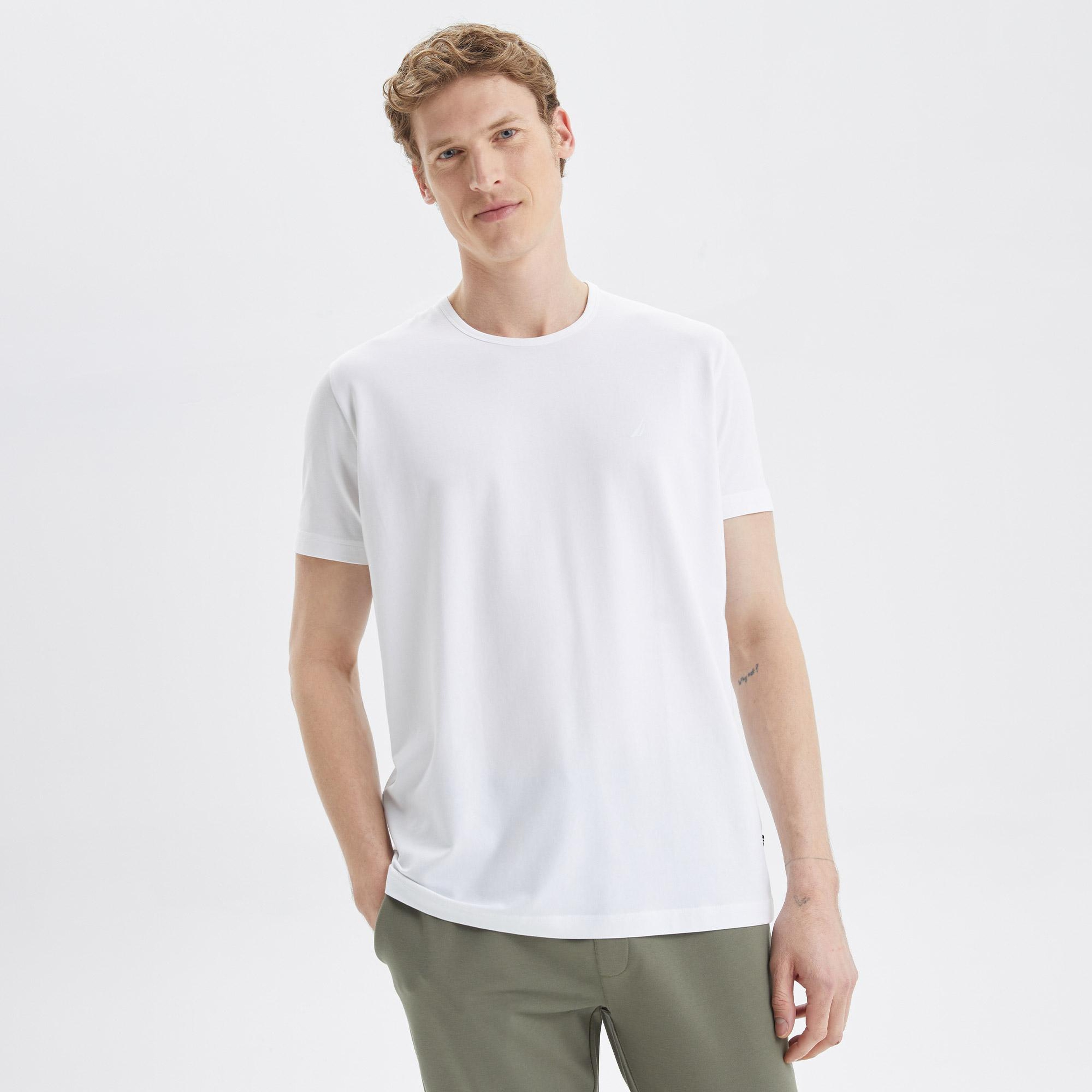 Nautica Erkek Beyaz T-Shirt