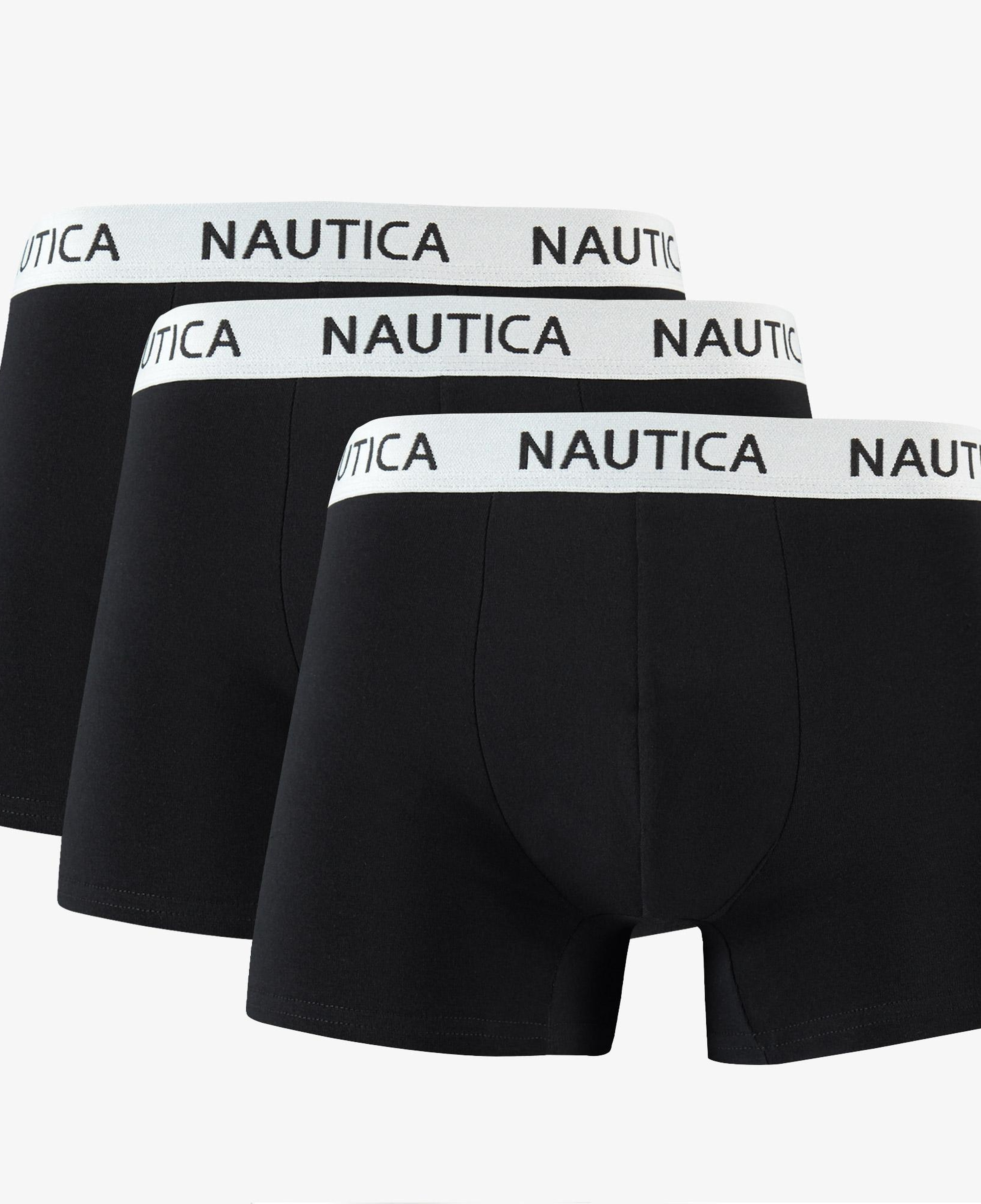 Nautica Erkek Siyah 3lü Standart Fit Boxer