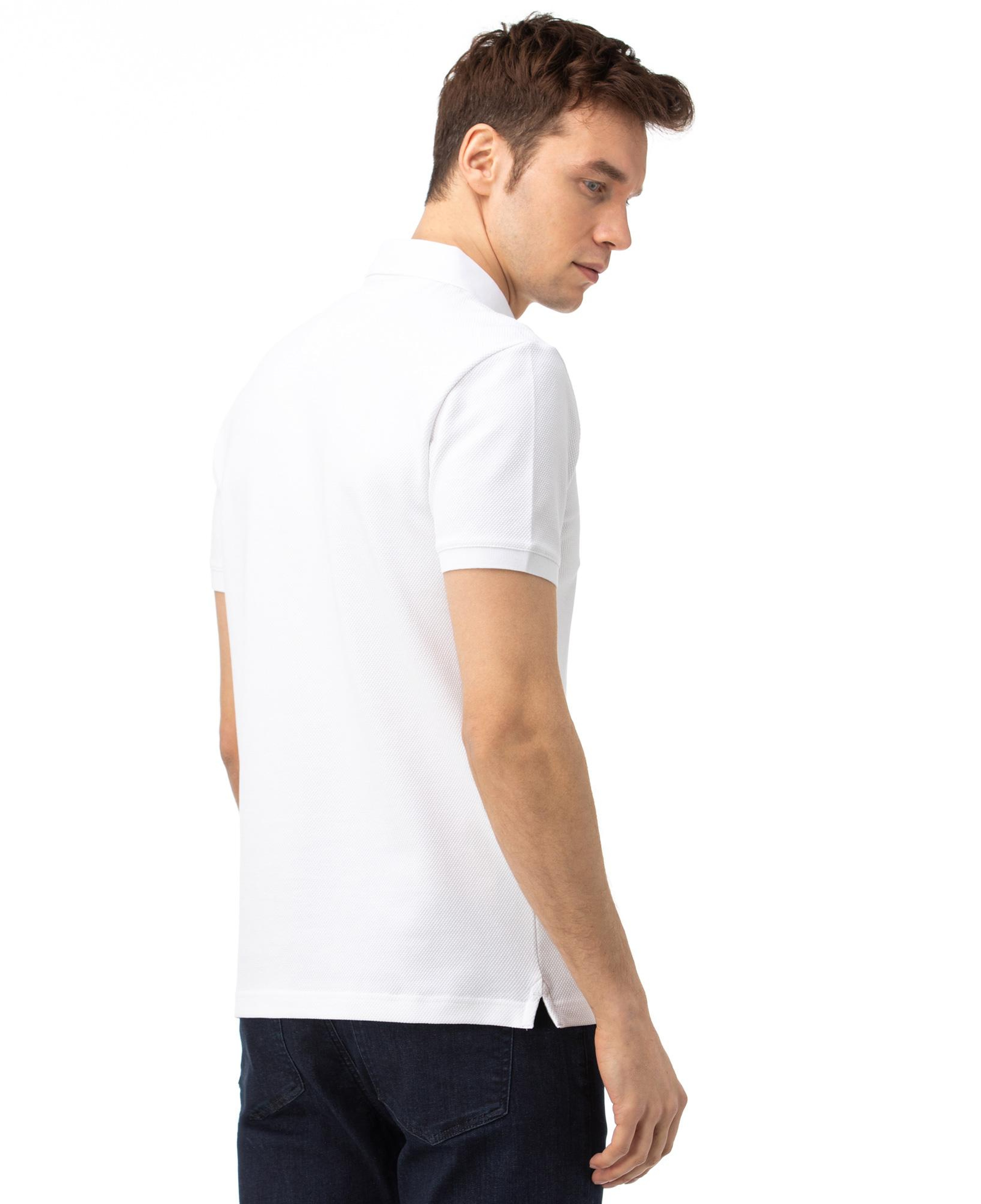 Nautica Erkek Beyaz Slim Fit Kısa Kollu Polo Yaka T-Shirt