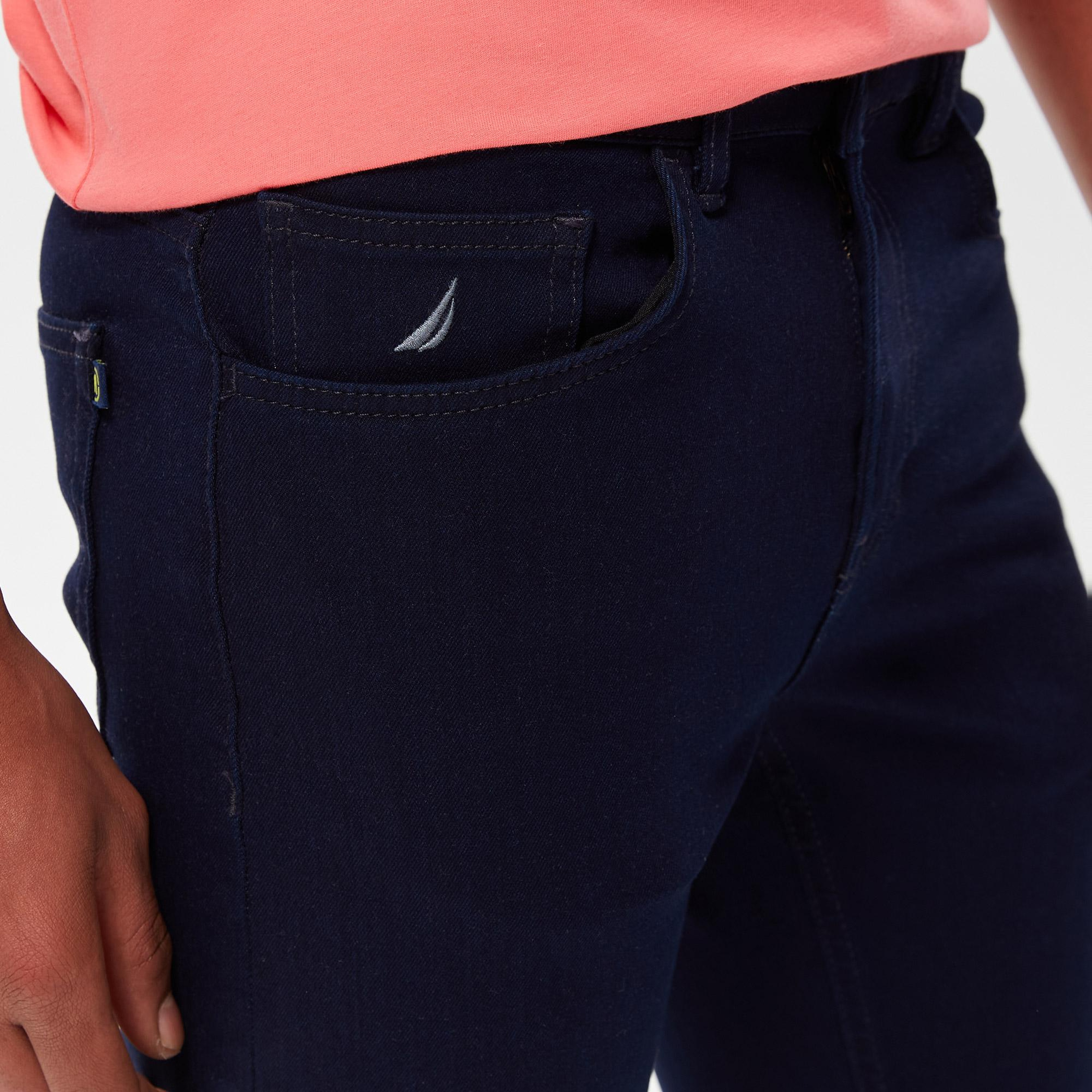 Nautica Erkek Lacivert Slim Fit Modal Karışımlı Pantolon