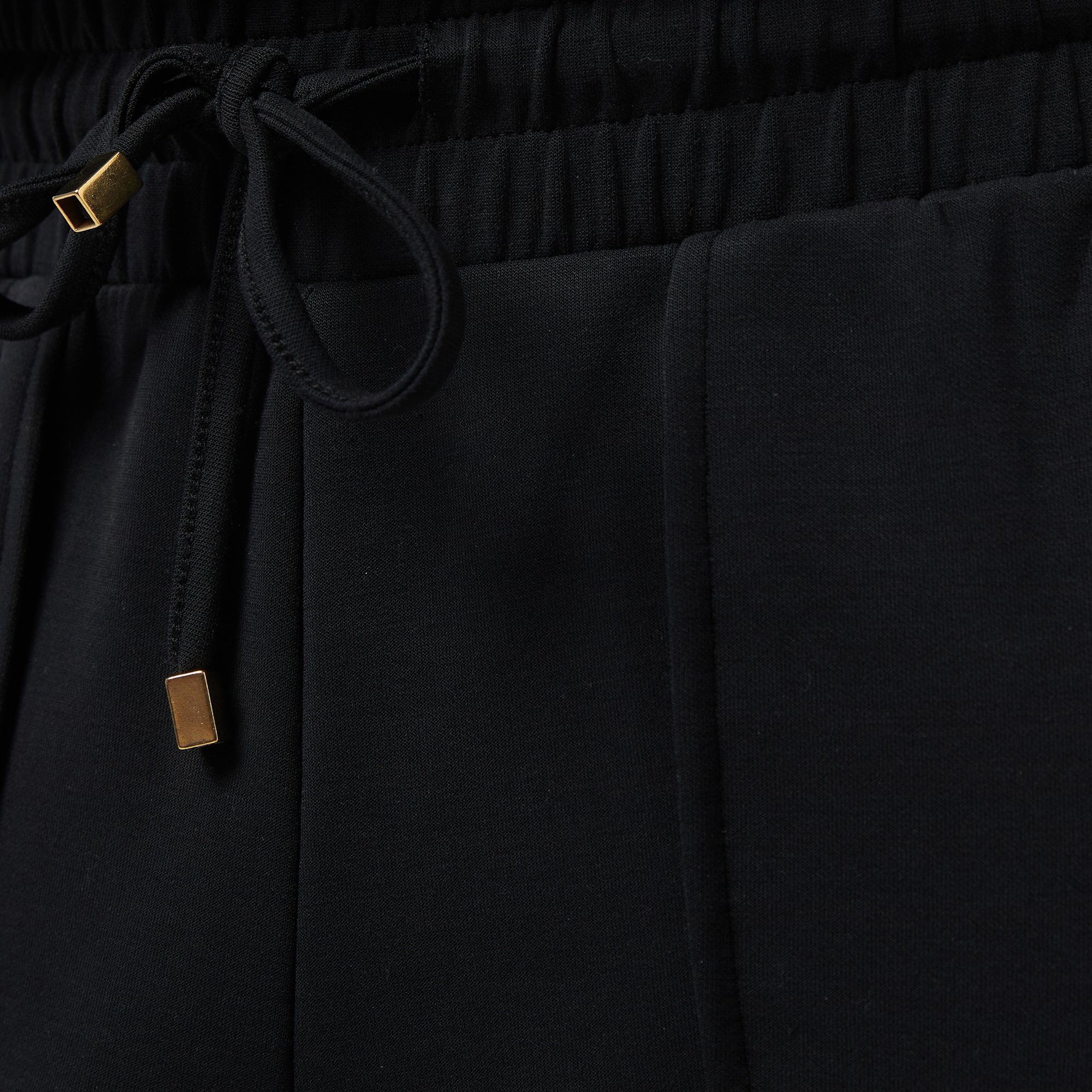 Nautica Kadın Siyah Regular Fit Modal Karışımlı Eşofman Altı