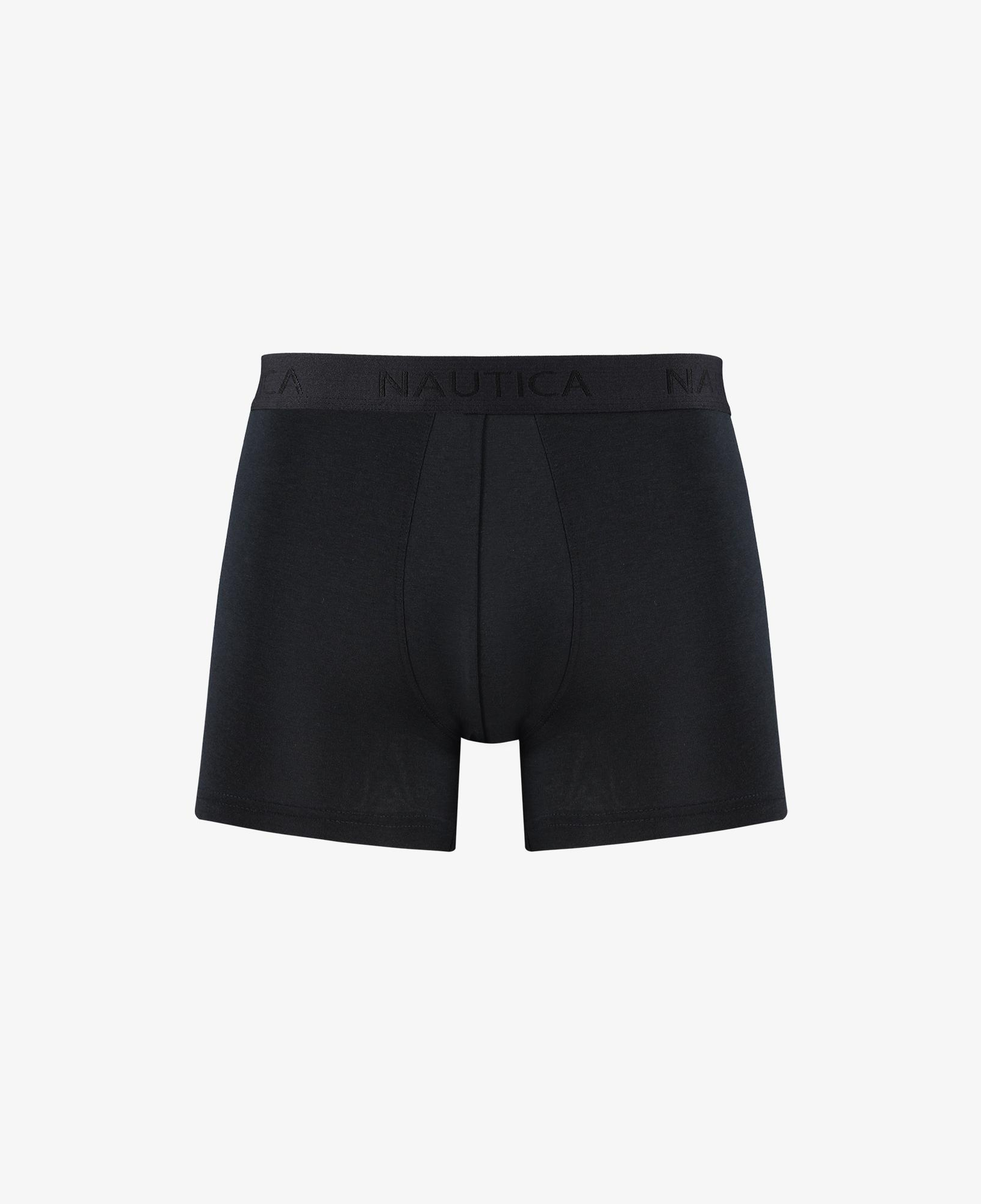 Nautica Erkek Siyah Standart Fit 3'lü Boxer