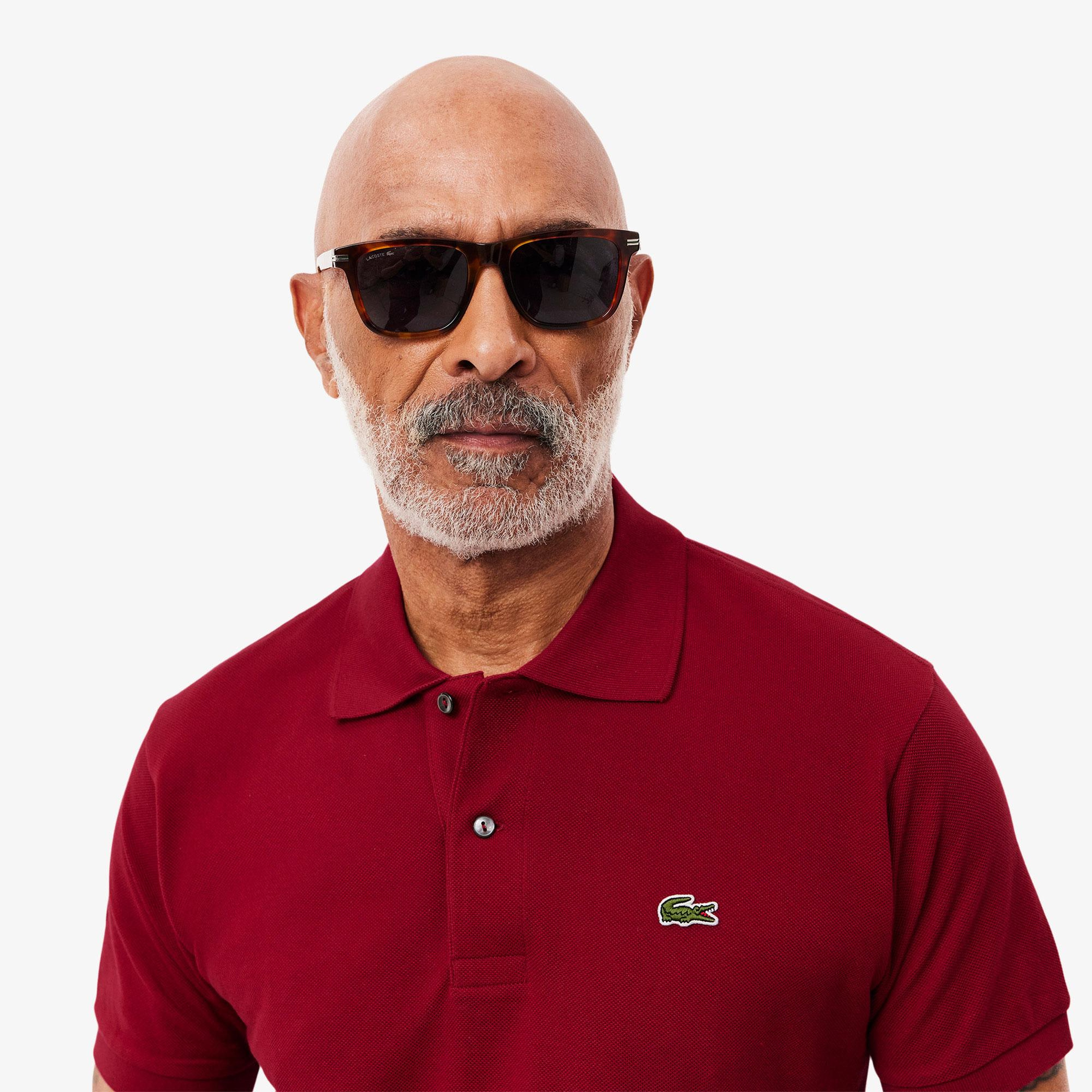 Lacoste L.12.12 Erkek Classic Fit Bordo Polo