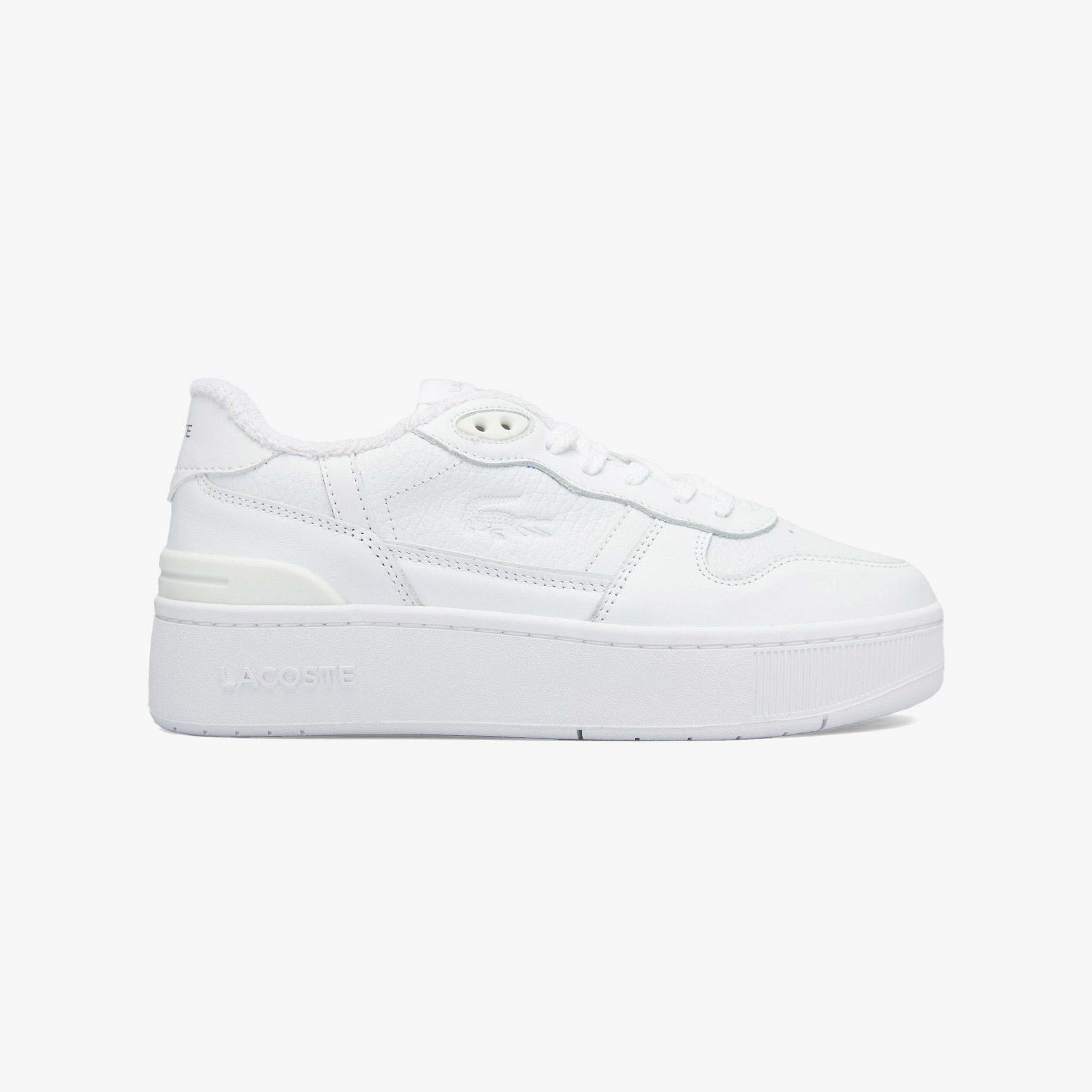 T-Clip Platform Kadın Beyaz Sneaker