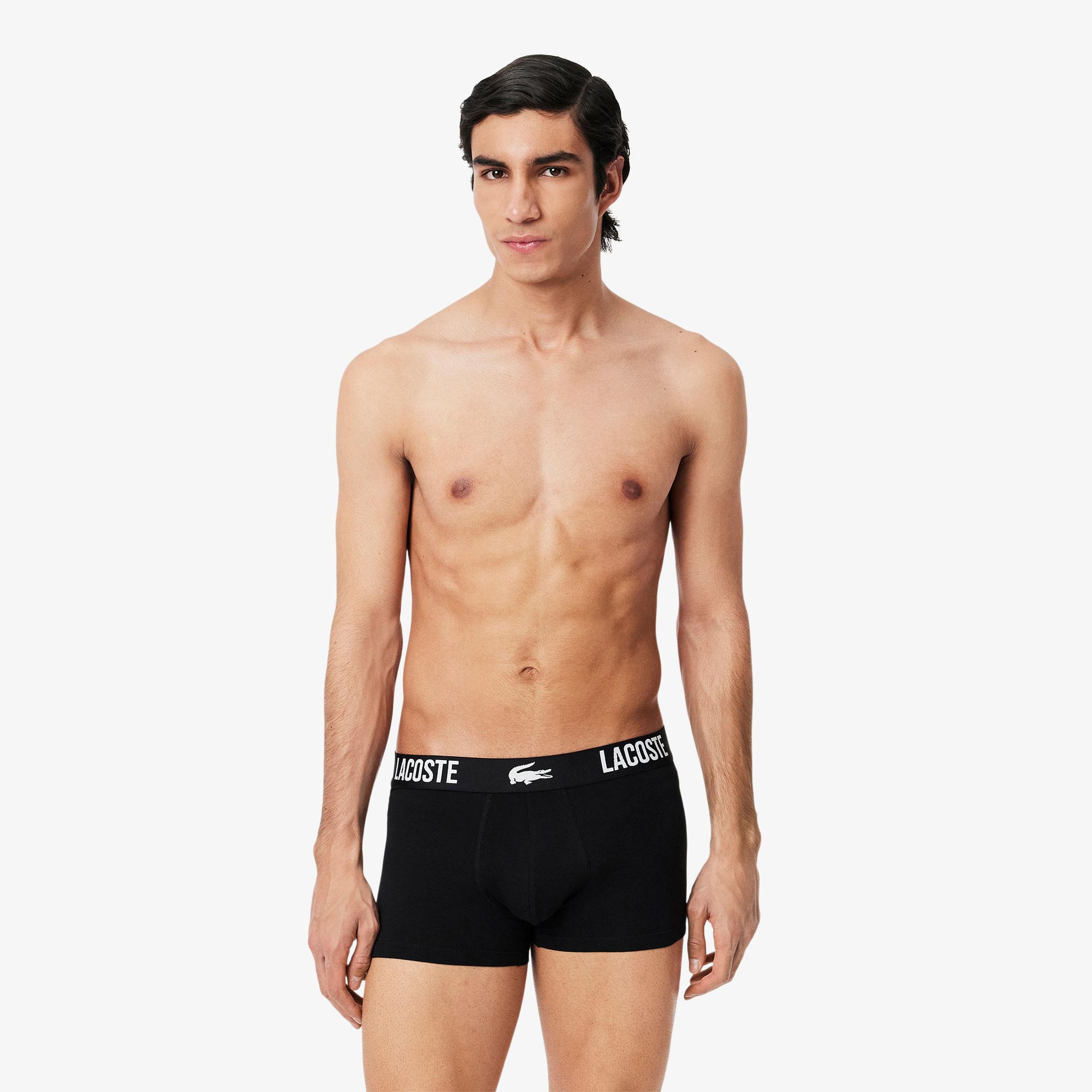 Lacoste Erkek 3'lü Renkli Boxer