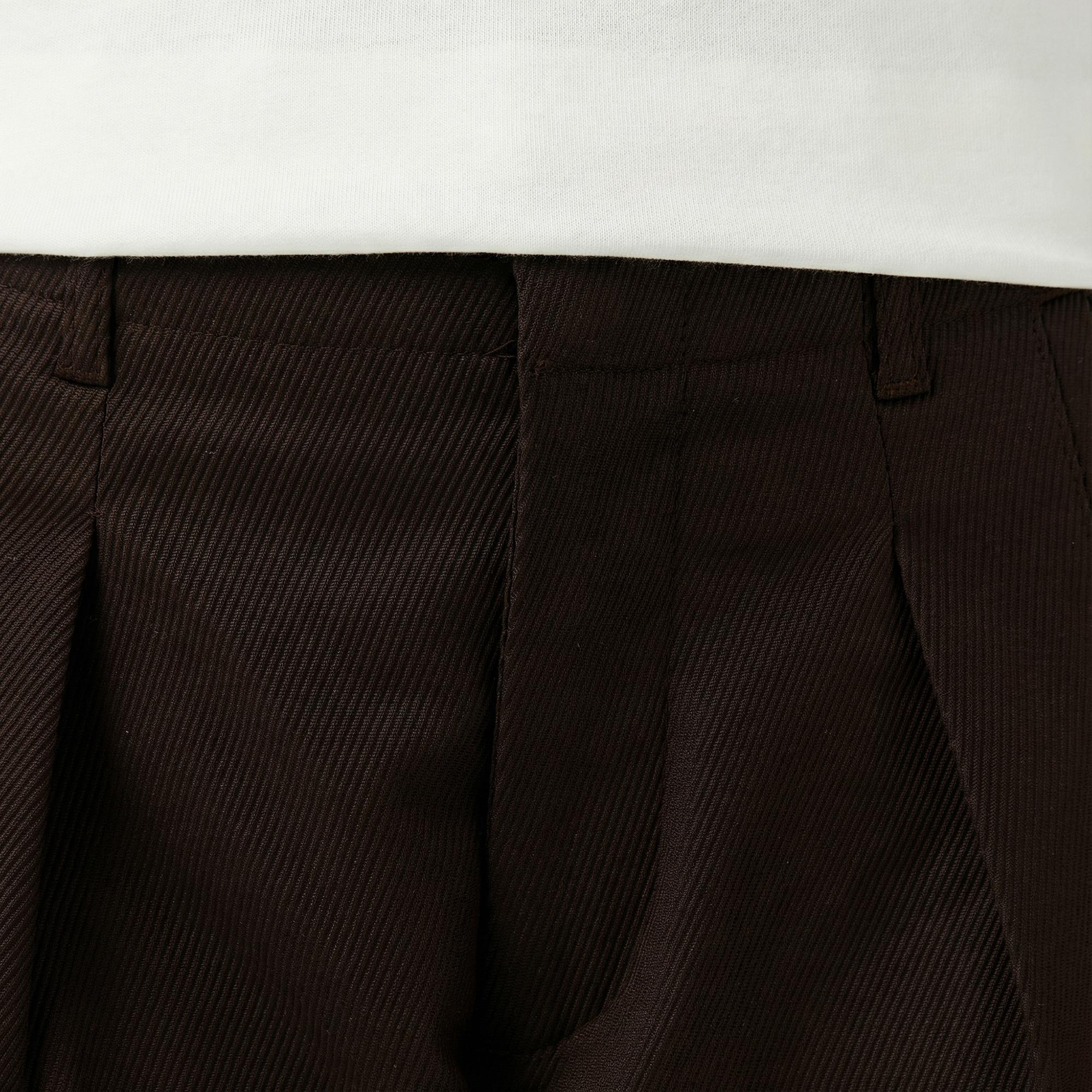 Kadın Relaxed Fit Kahverengi Chino Pantolon