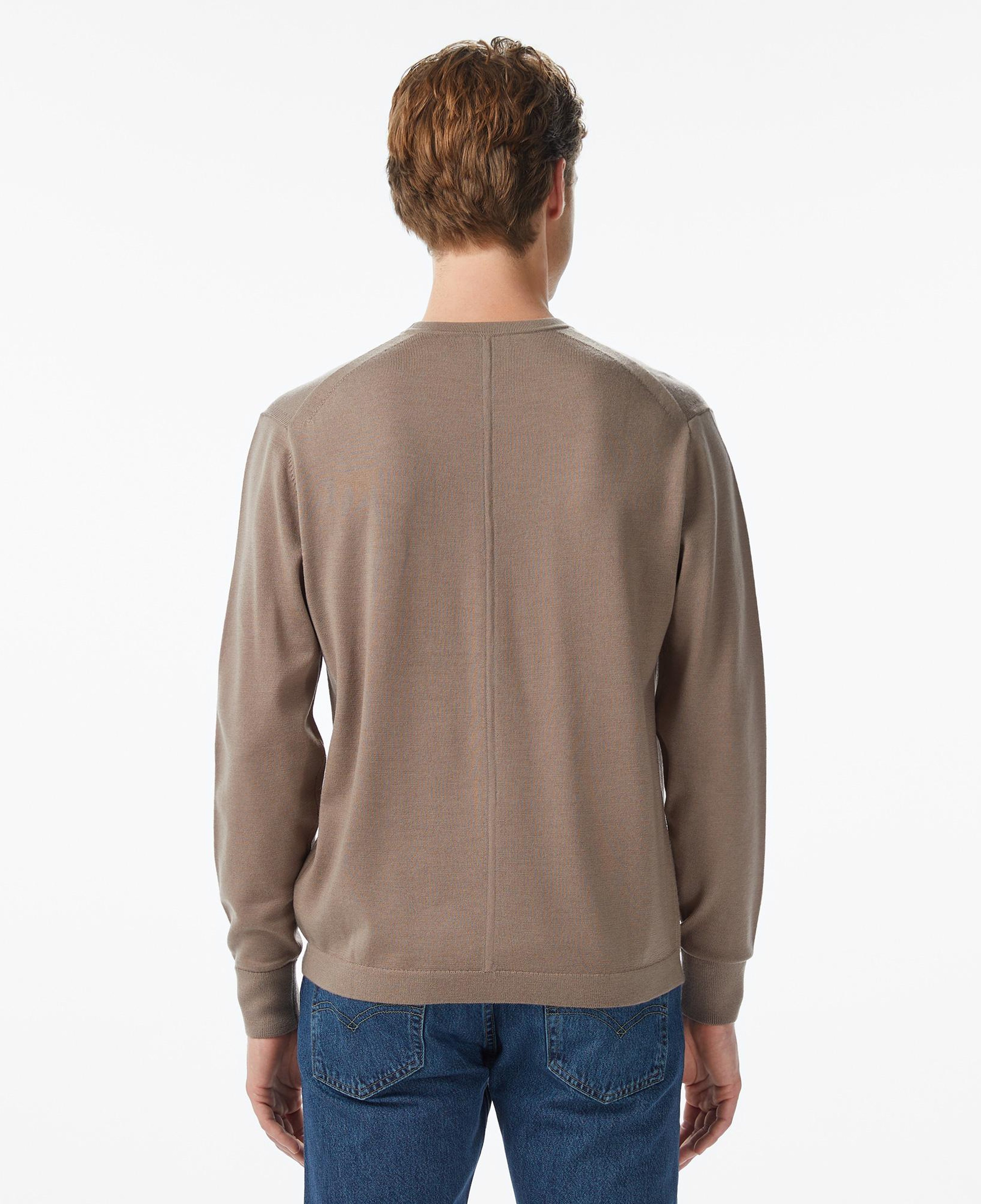 Calvin Klein Merino Erkek Kahverengi Triko