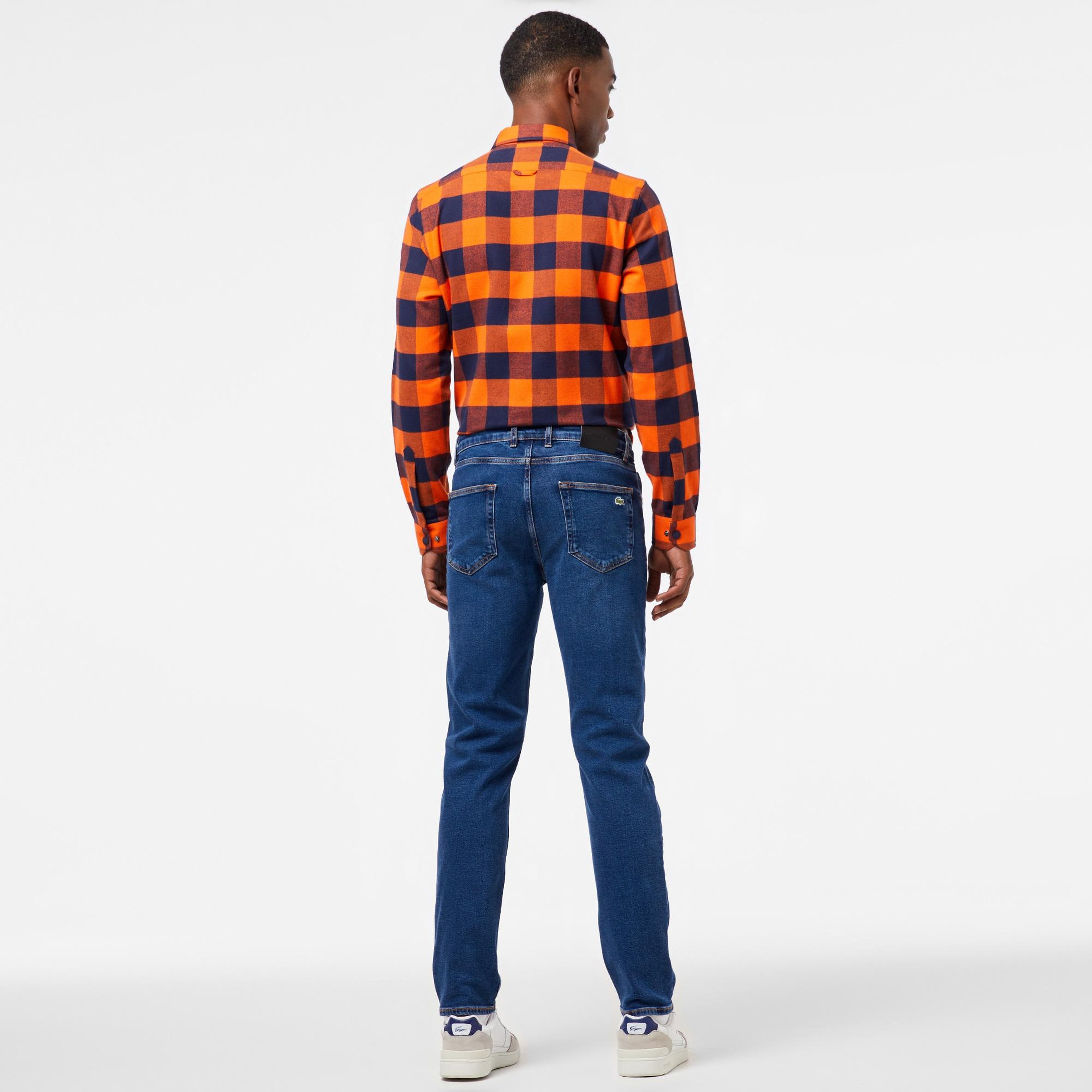 Erkek Regular Fit Koyu Mavi Jean Pantolon