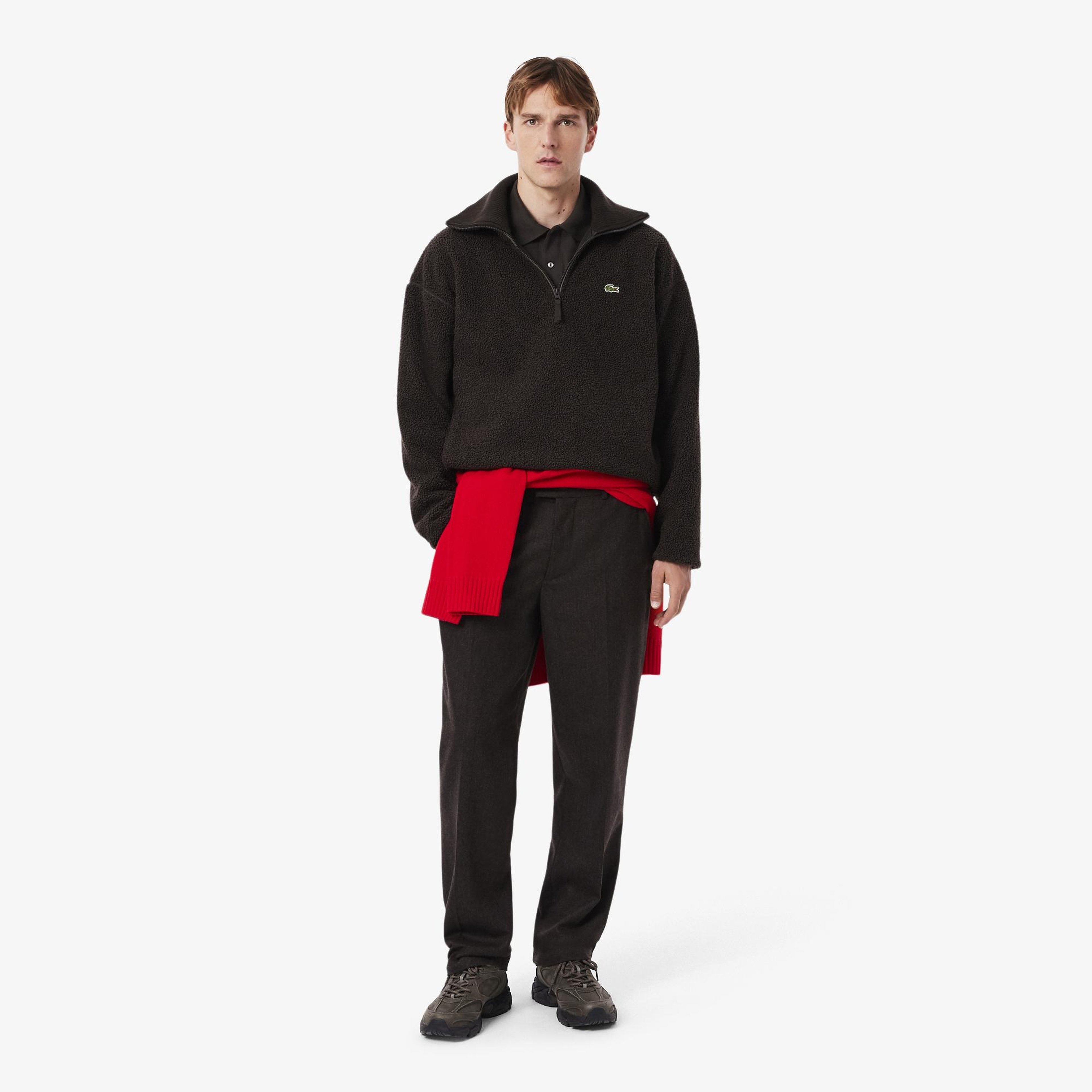 Lacoste L.12.12 Erkek Classic Fit Uzun Kollu Kahverengi Polo