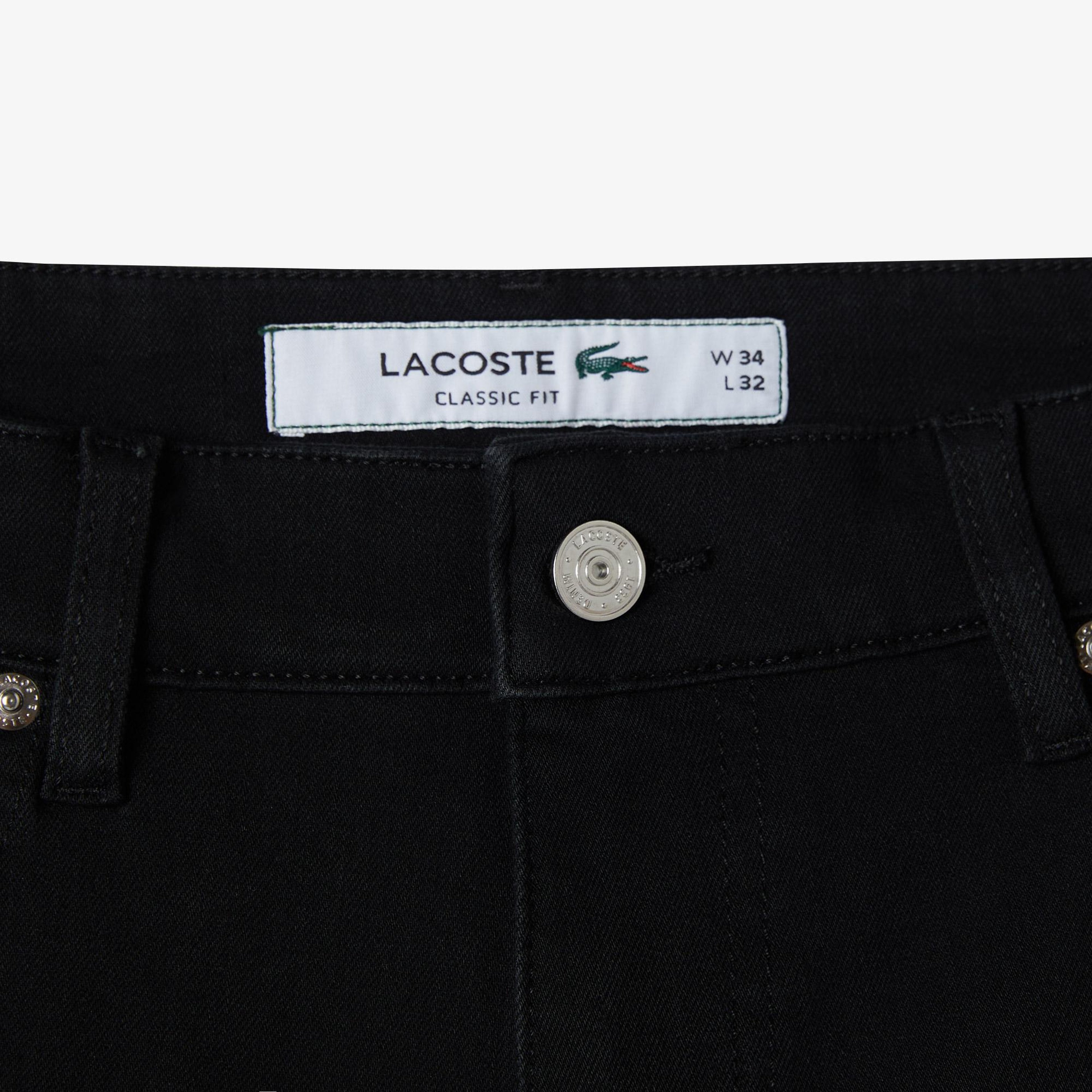 Erkek Regular Fit Siyah Jean Pantolon