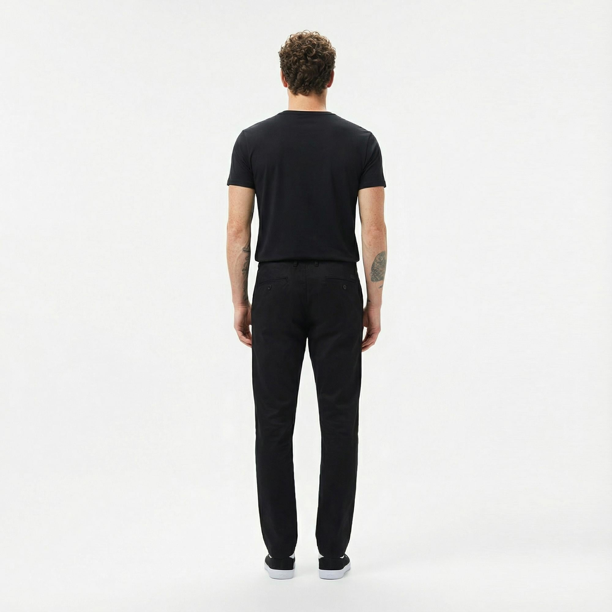 Lacoste Erkek Slim Fit Siyah Pantolon