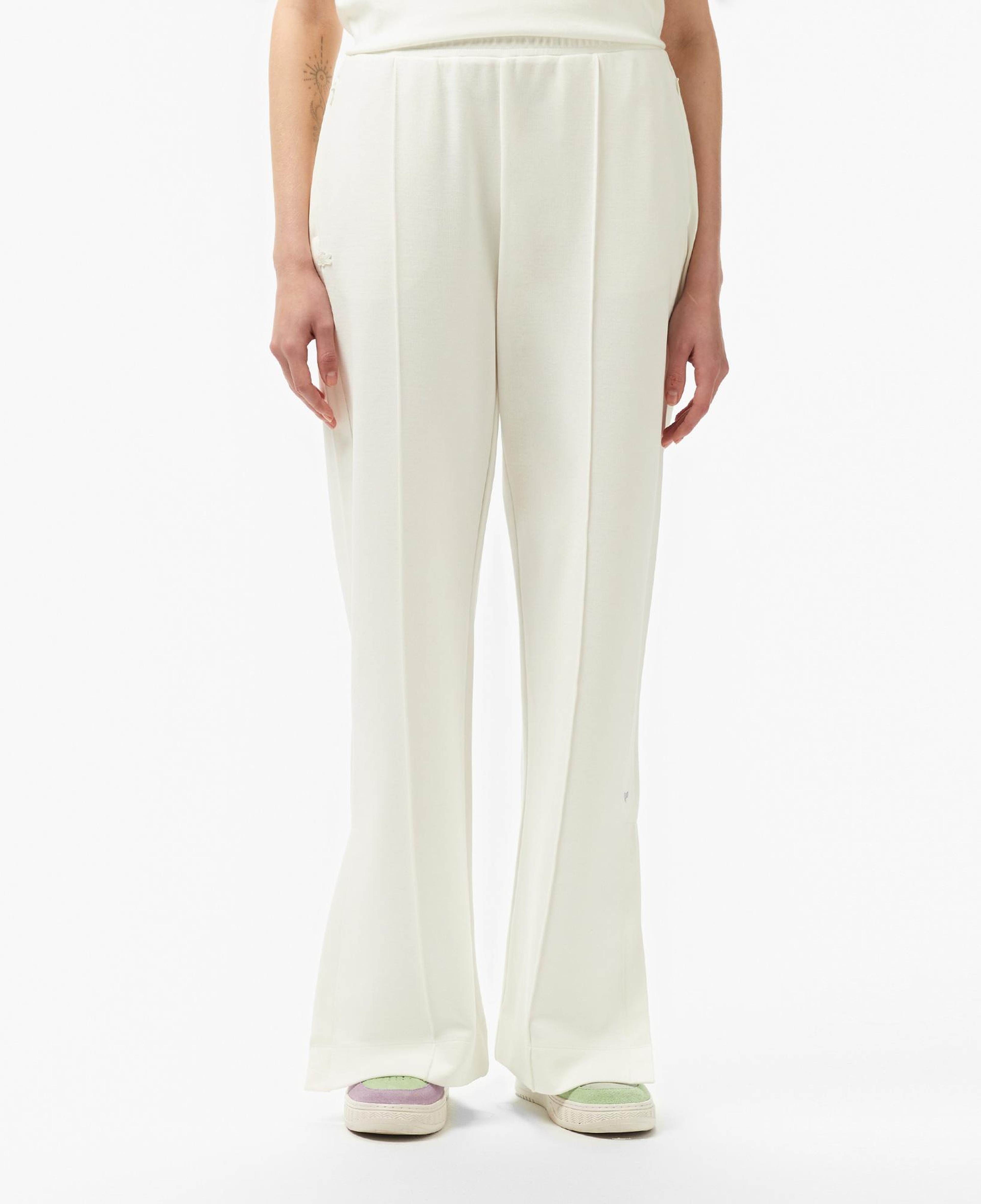 Kadın Relaxed Fit Beyaz Pantolon