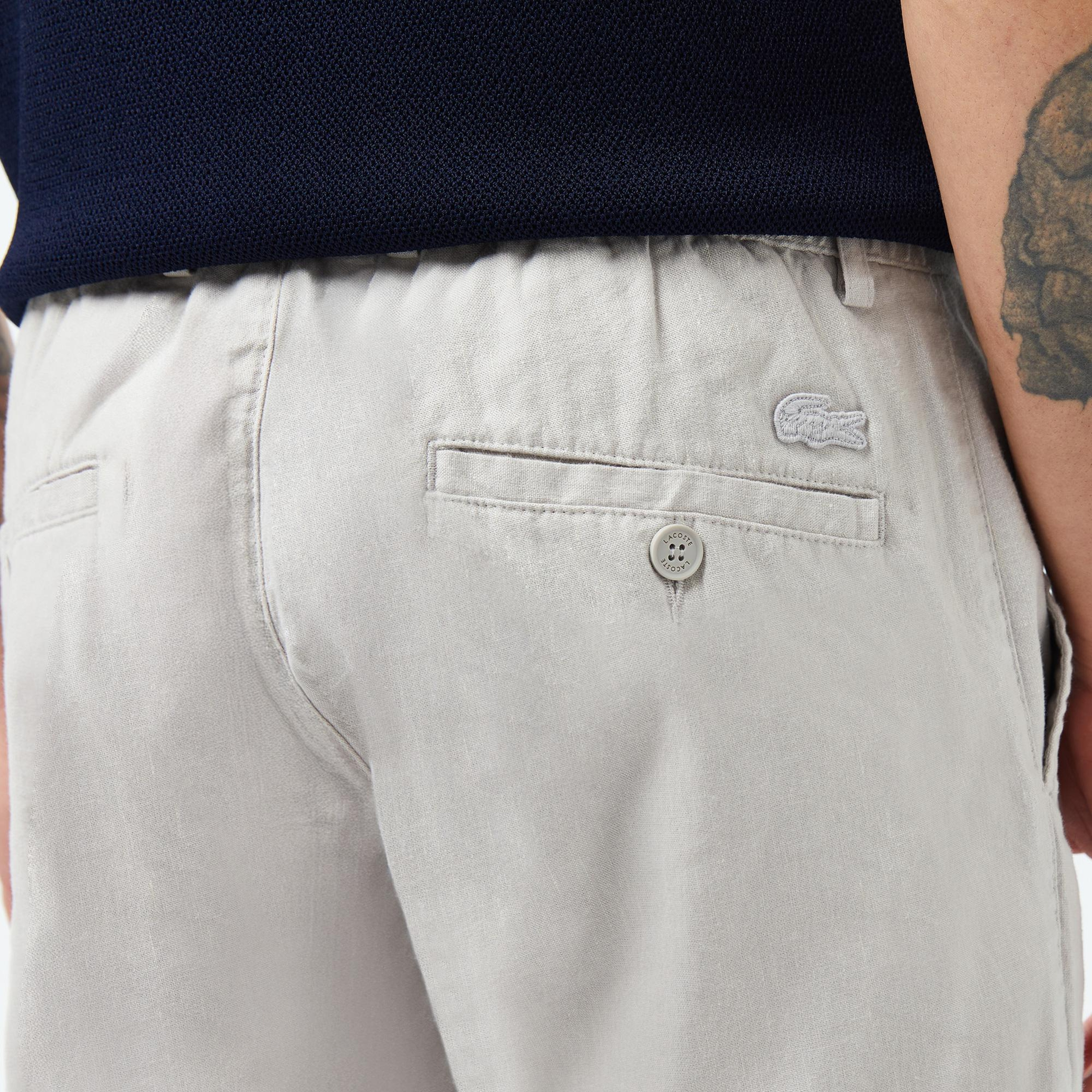 Lacoste Erkek Slim Fit Gri Pantolon