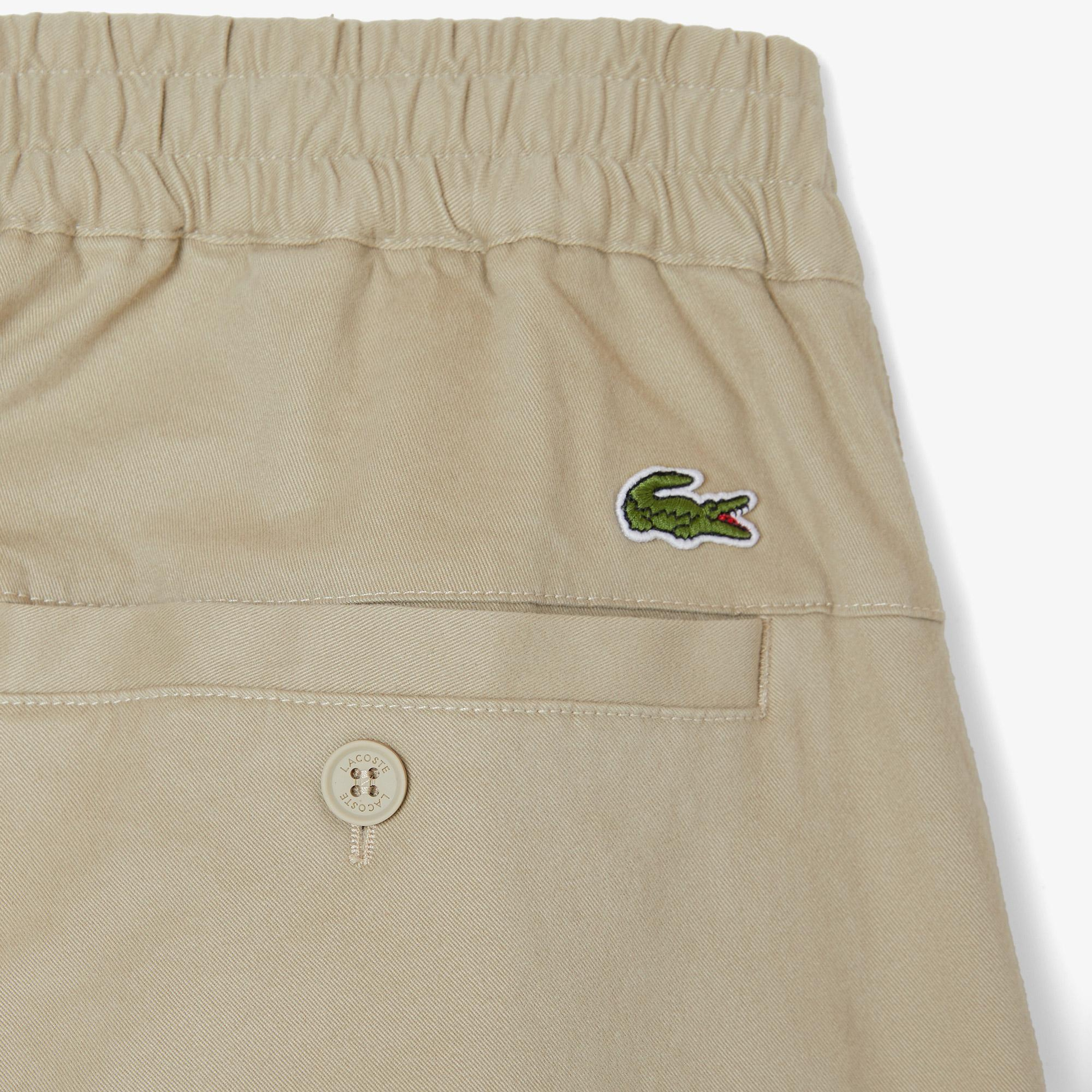 Lacoste Erkek Slim Fit Kahverengi Chino Pantolon