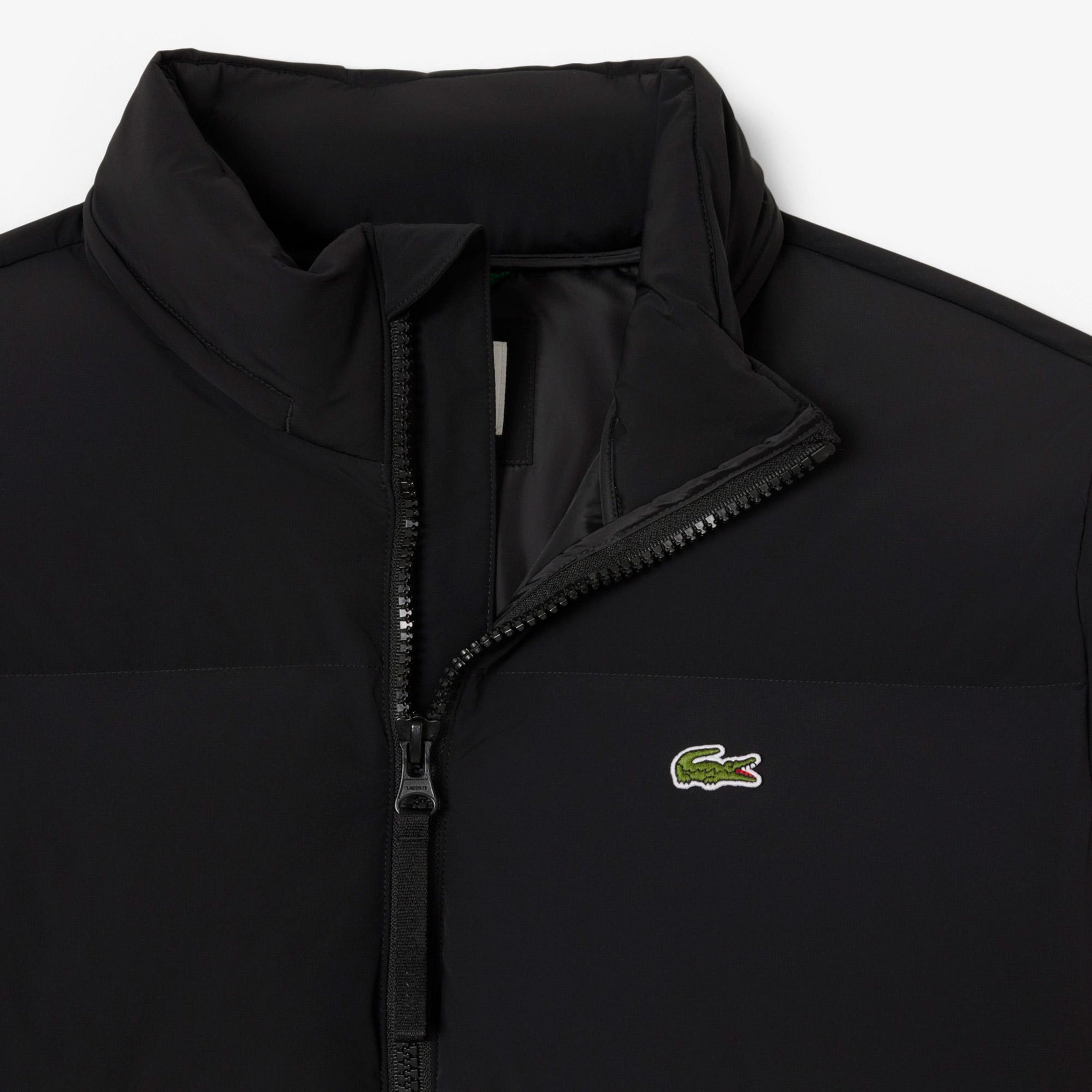 Erkek Relaxed Fit Kapüşonlu Siyah Mont