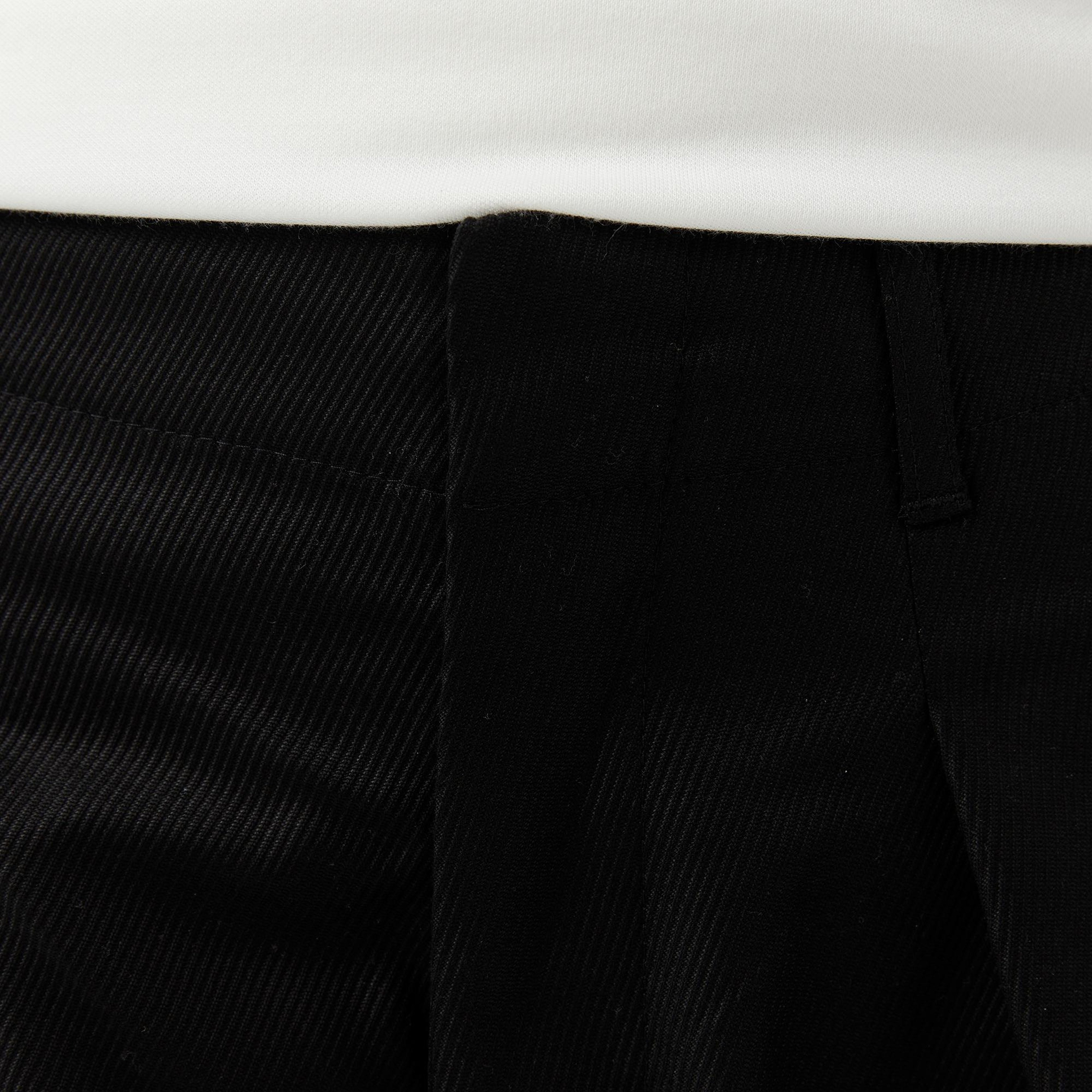 Kadın Relaxed Fit Siyah Chino Pantolon